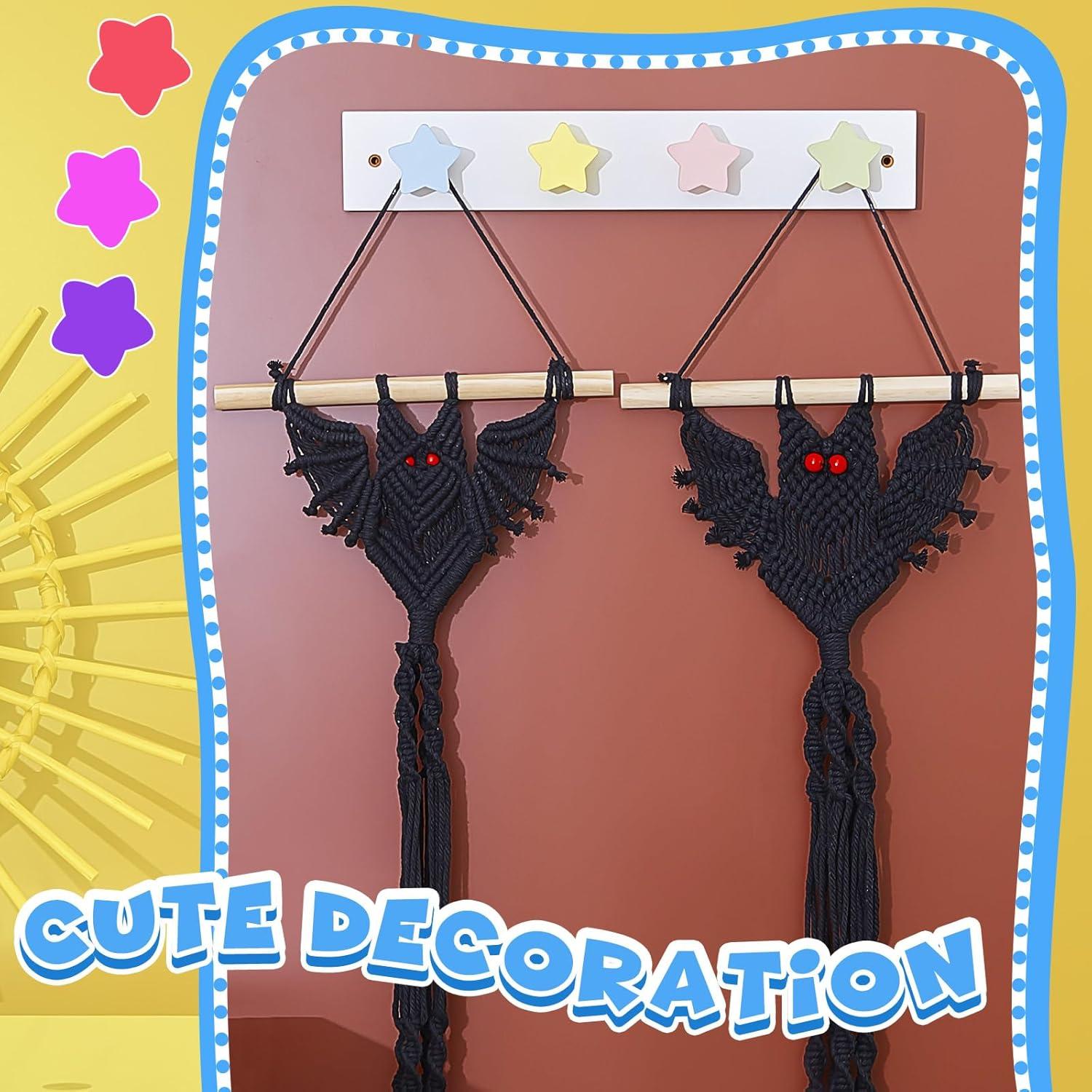 Perchero de Pared para Niños Suzile - 2 Ganchos Estrella 36x6 cm