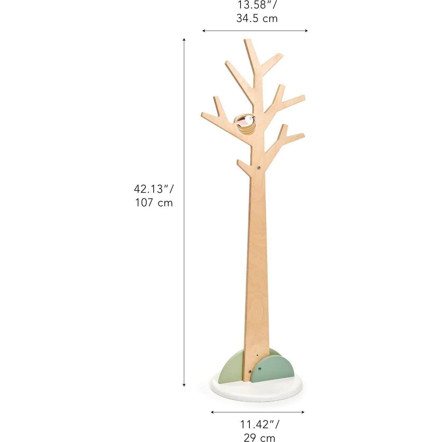 Perchero de Madera Tender Leaf Toys para Niños - Natural