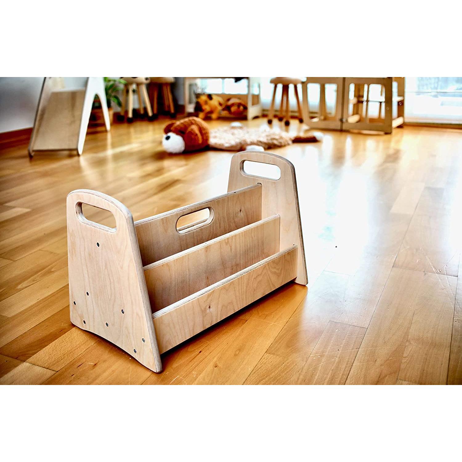 Estantería Montessori Kidodido Mediana de Madera Natural