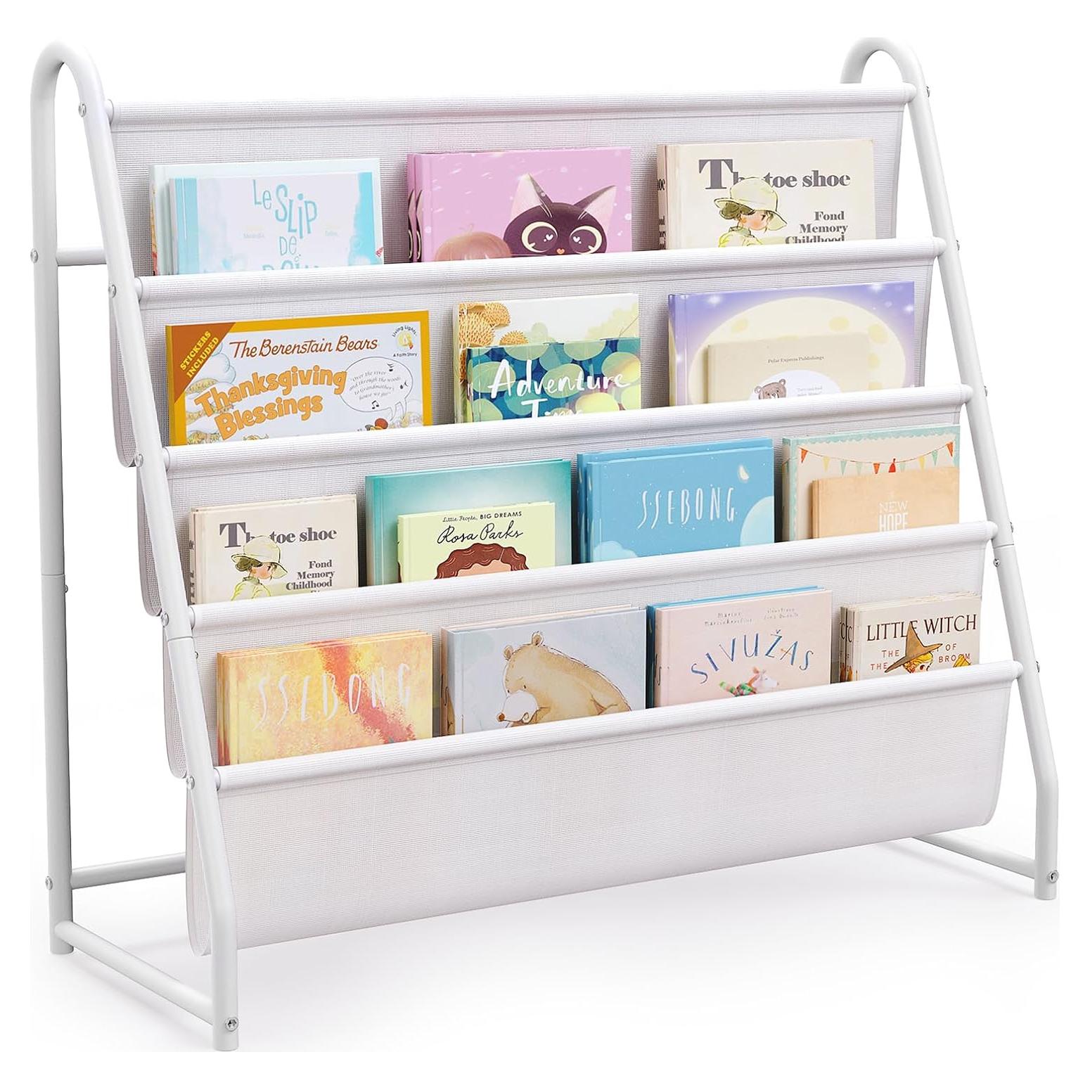 Estantería de Libros para Niños Tatub 4 Niveles Blanca