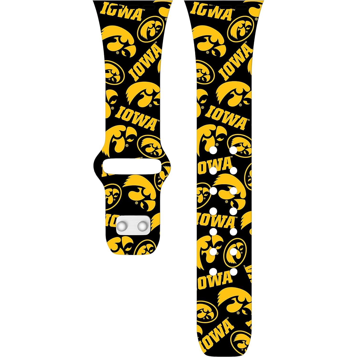 Banda HD Affinity Iowa Hawkeyes para Apple Watch y AirPods