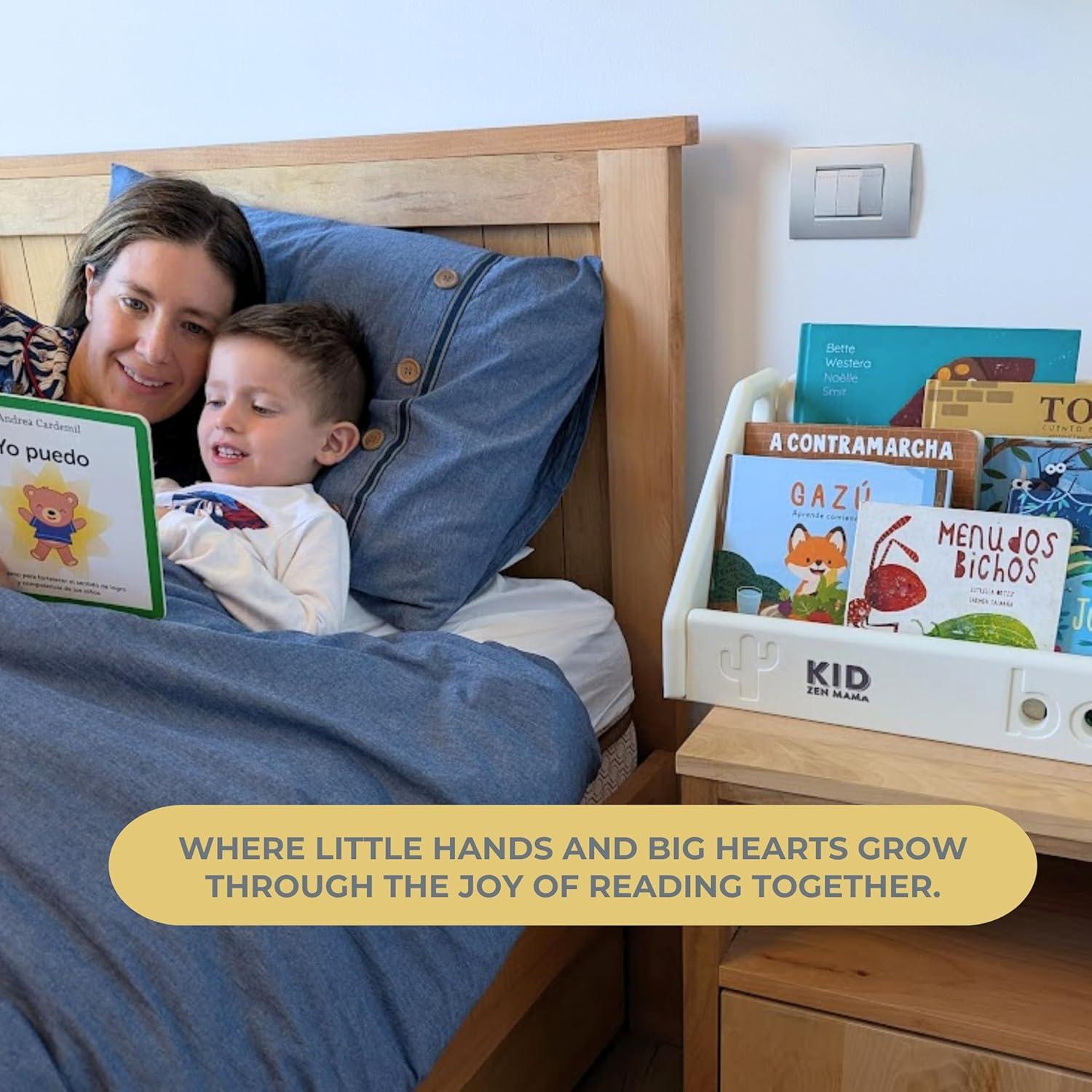 Librero Montessori Kid Zen Mama 3 Niveles Blanco Marfil