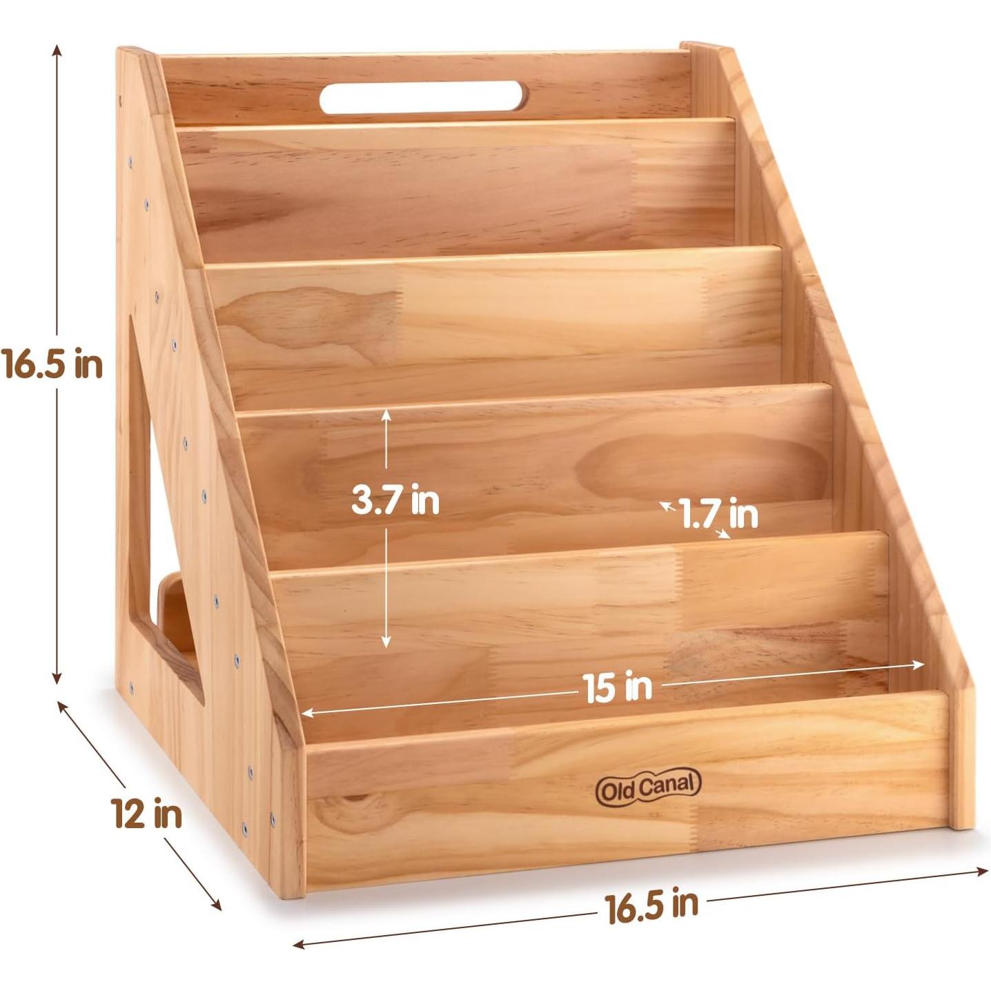 Estantería Montessori Old Canal 5 Niveles para Niños