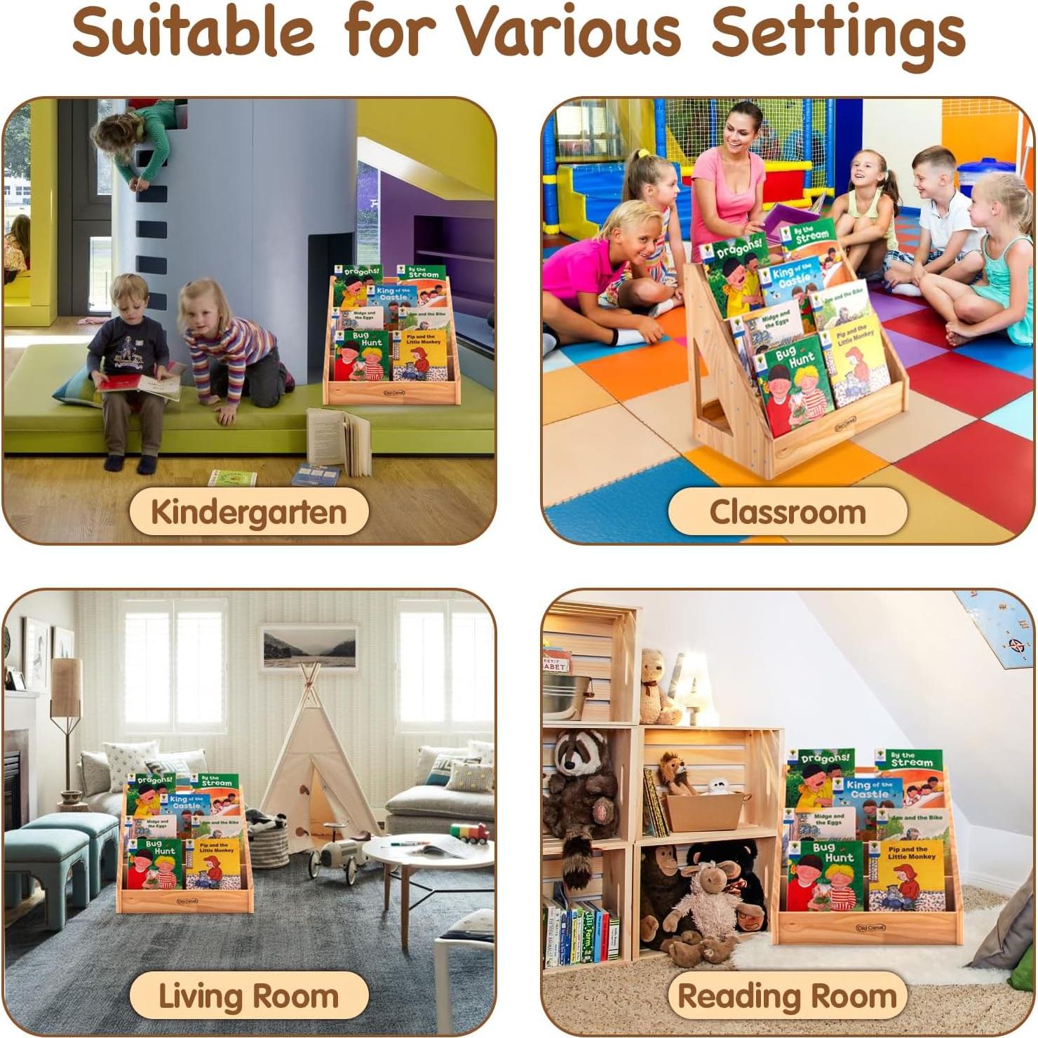 Estantería Montessori Old Canal 5 Niveles para Niños