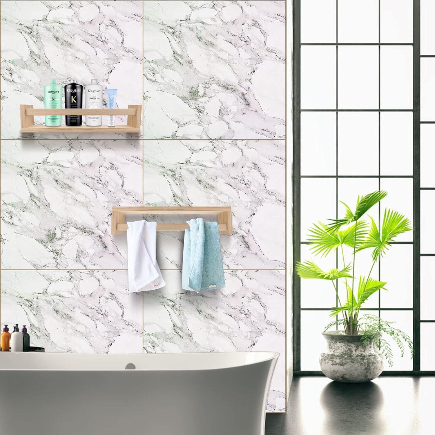 Estanterías flotantes de madera Birola - Juego de 4 unidades