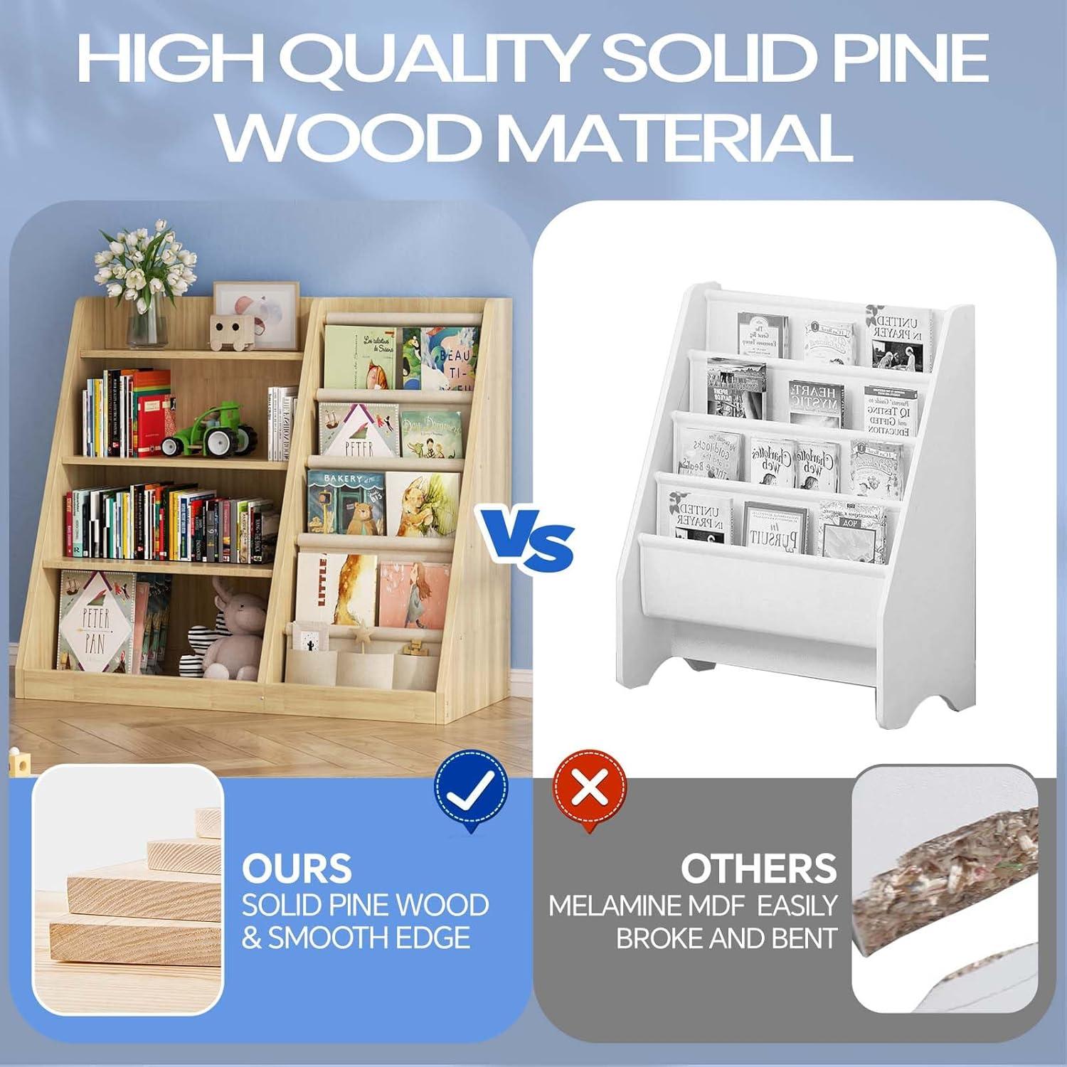 Estantería de Libros y Organizador de Juguetes EXPERLAM 4 Niveles