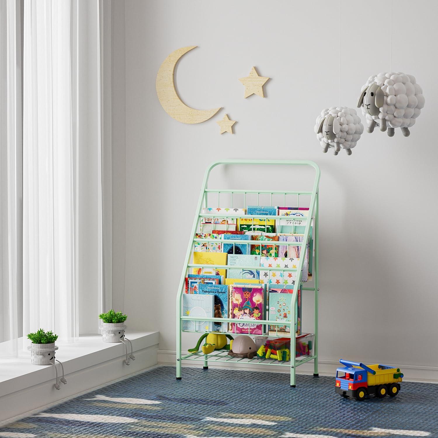 Estantería JAQ Verde para Niños 4 Niveles 65.2 cm