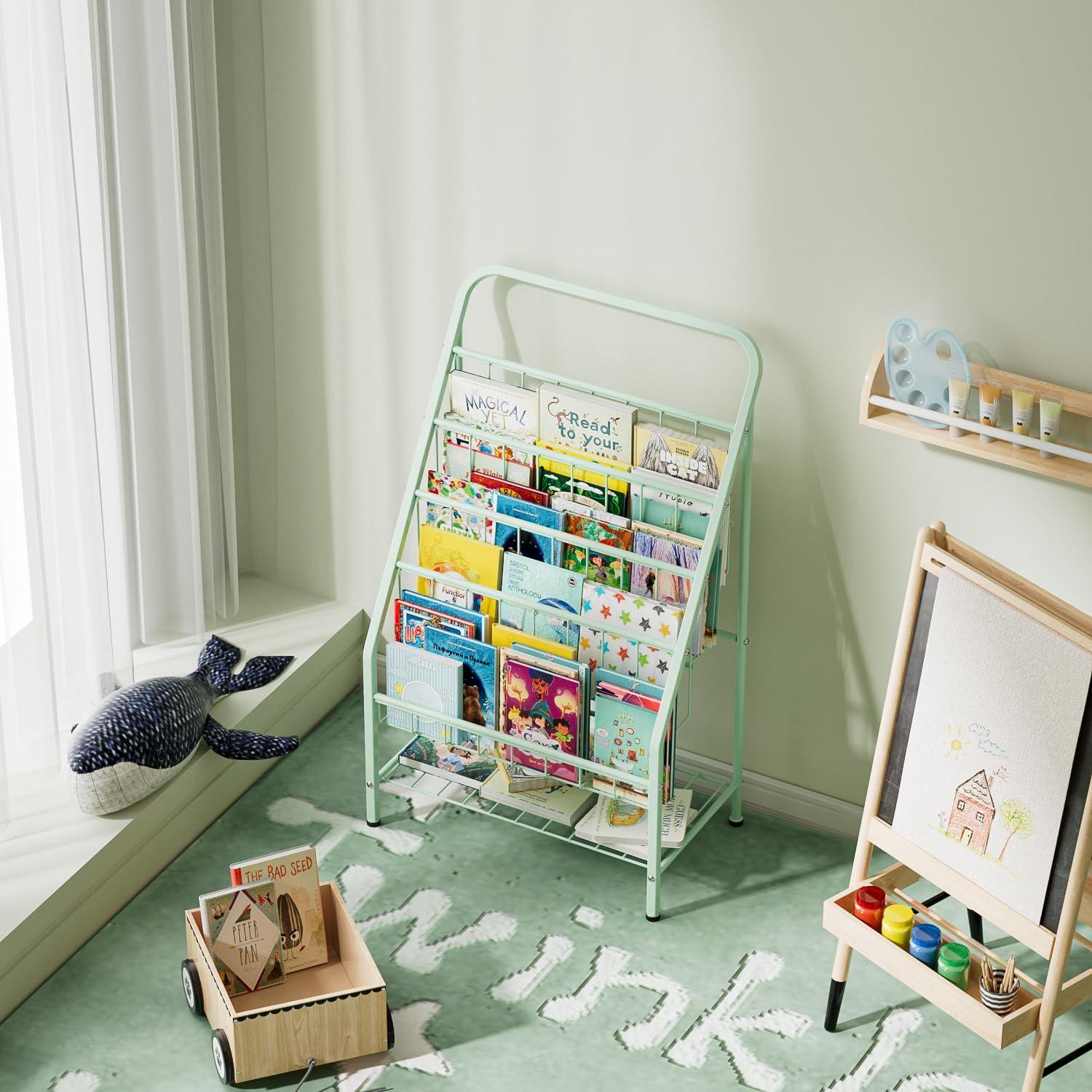 Estantería JAQ Verde para Niños 4 Niveles 65.2 cm