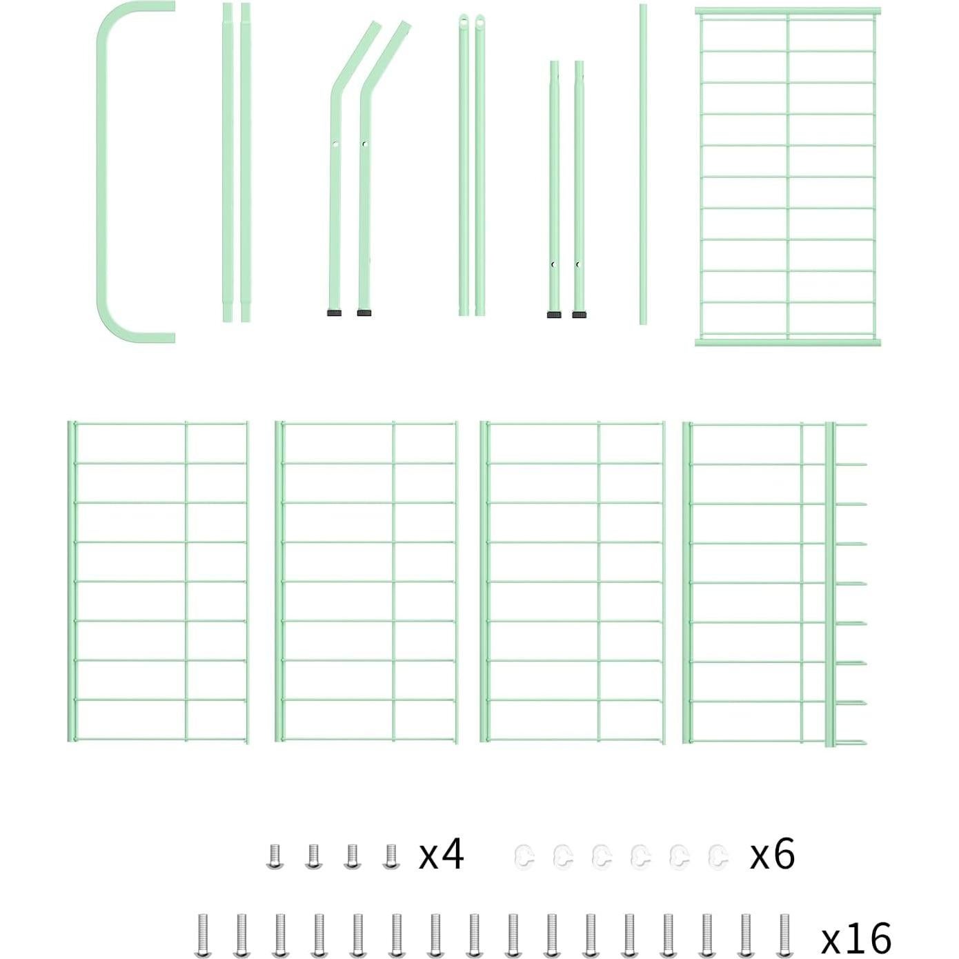Estantería JAQ Verde para Niños 4 Niveles 65.2 cm