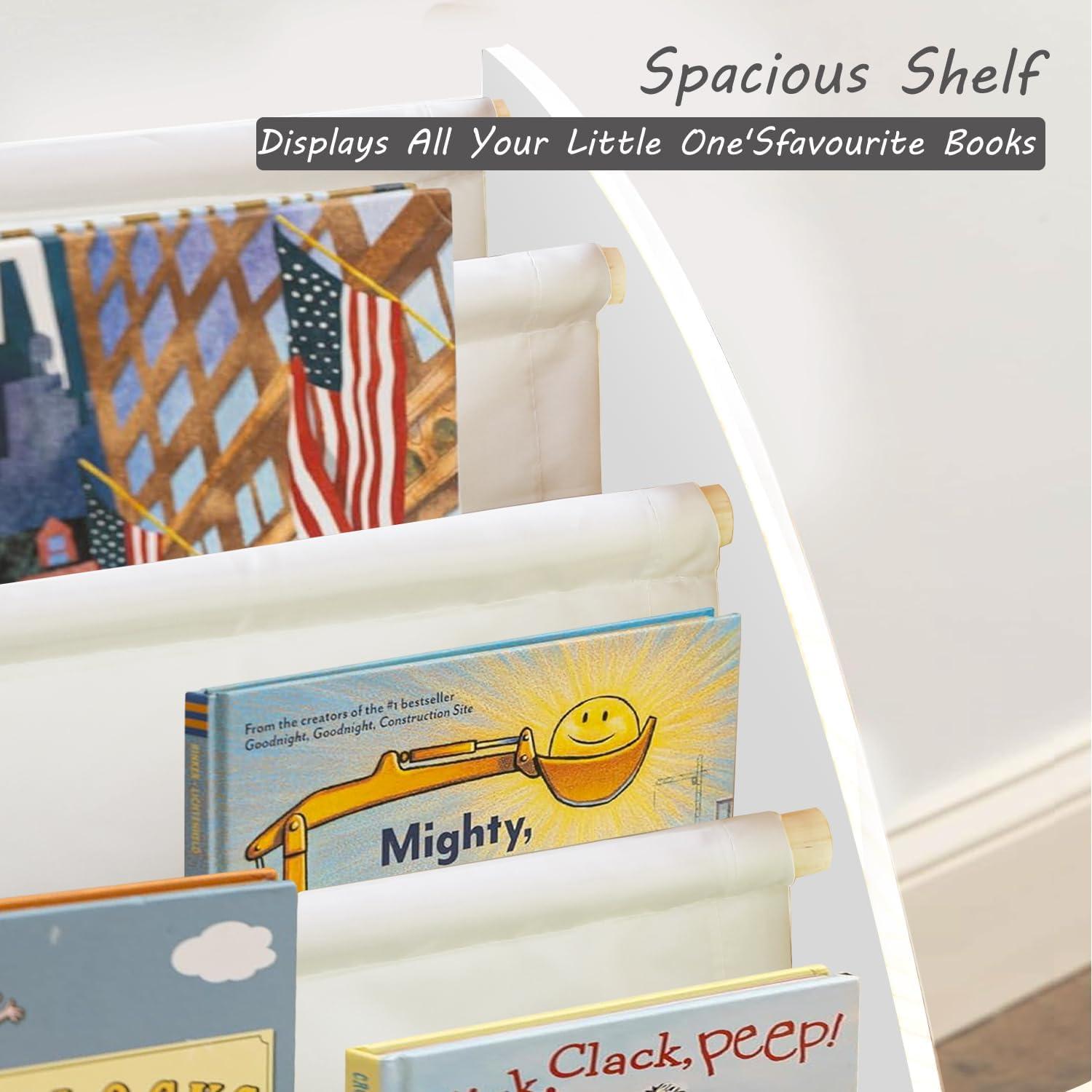 Estante de Libros Montessori BIBELUN 73 cm Blanco para Niños