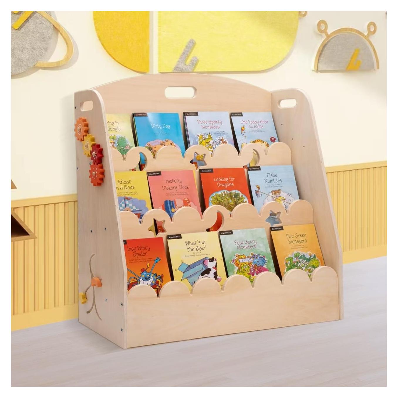 Estantería Infantil Montessori Weihnacht 3 Niveles 75 cm