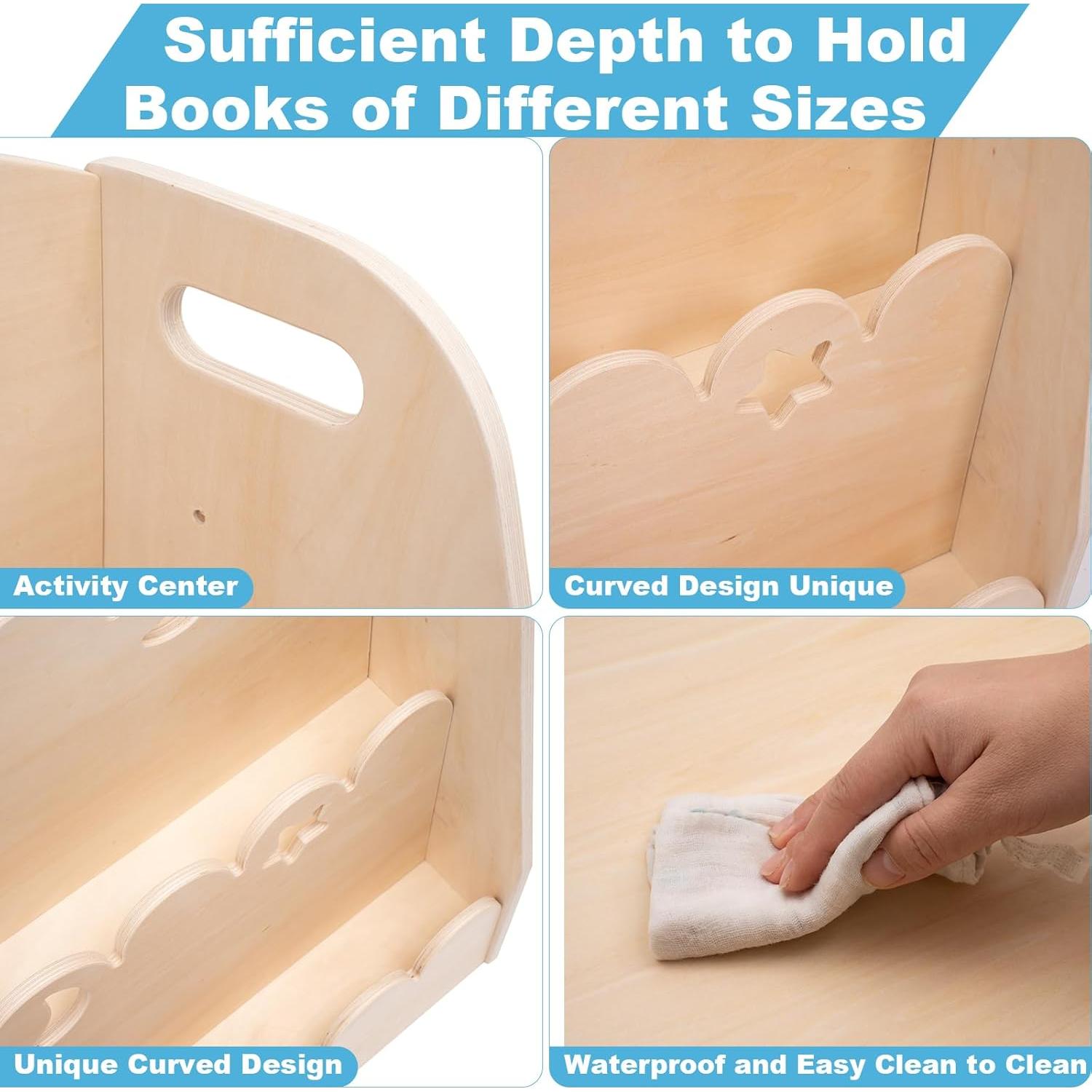 Estantería Infantil Montessori Weihnacht 3 Niveles 75 cm