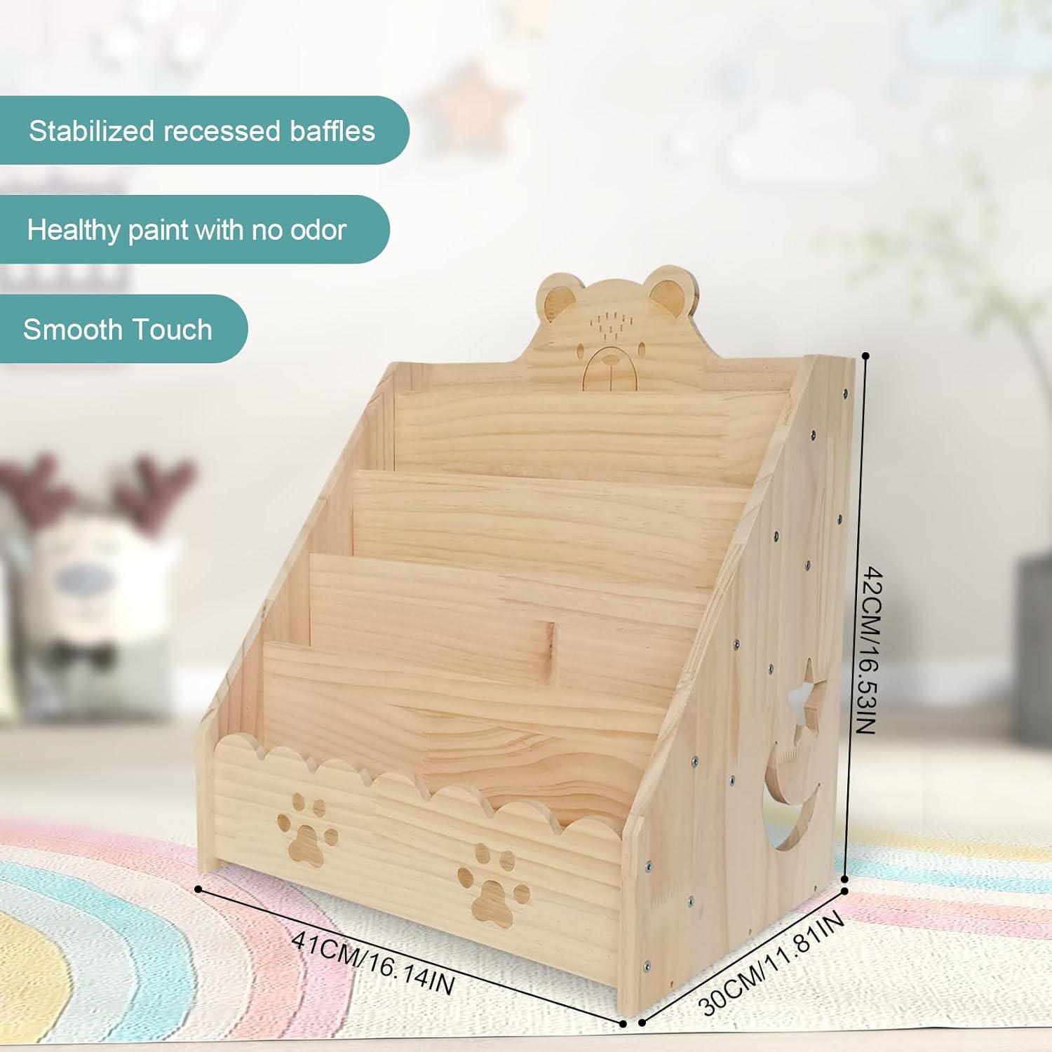 Estantería de Madera Montessori Stranthother 5 Niveles 41.9x30.4cm