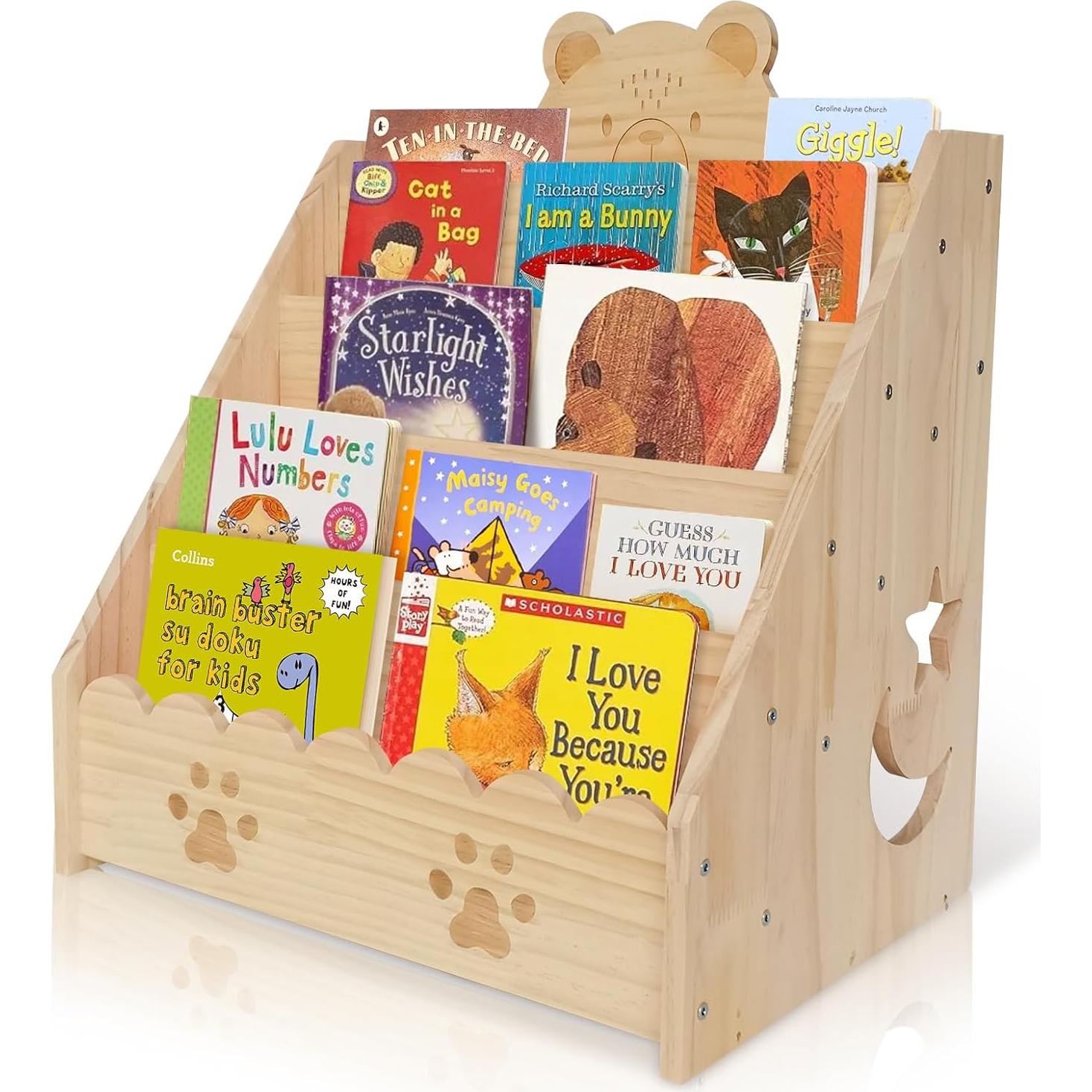 Estantería de Madera Montessori Stranthother 5 Niveles 41.9x30.4cm