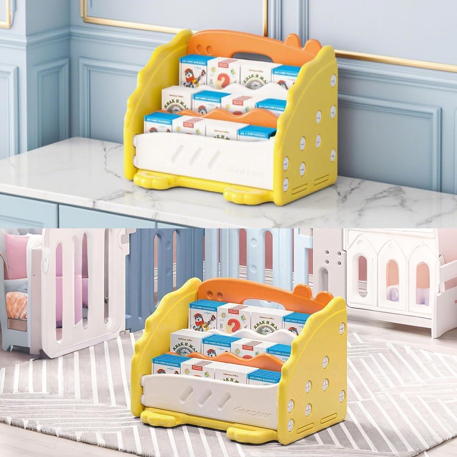 Estantería Montessori XDRELEC Rosa 4 Estantes 30x45x30 cm