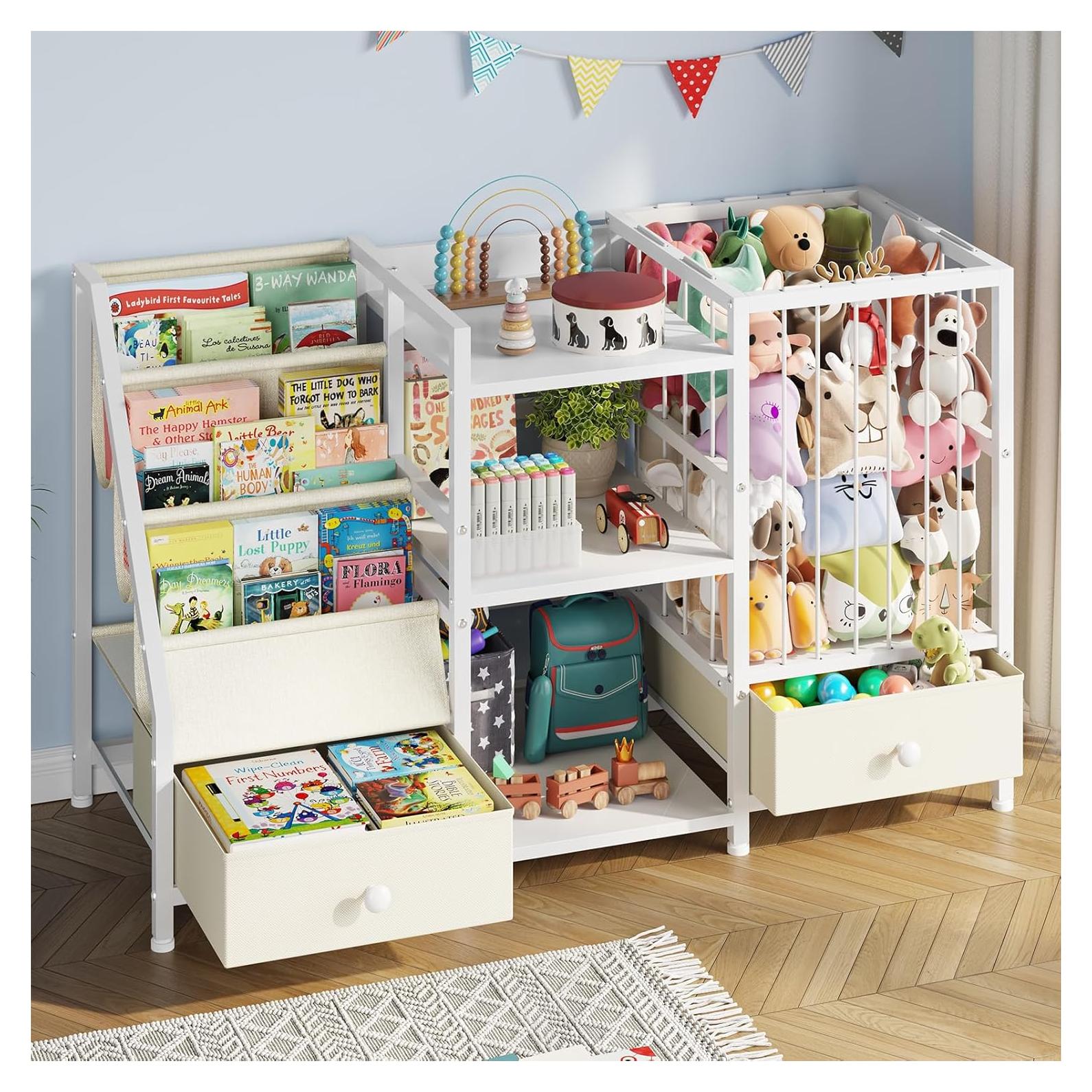 Estantería Montessori Creso hom para Niños 3 Niveles Blanco