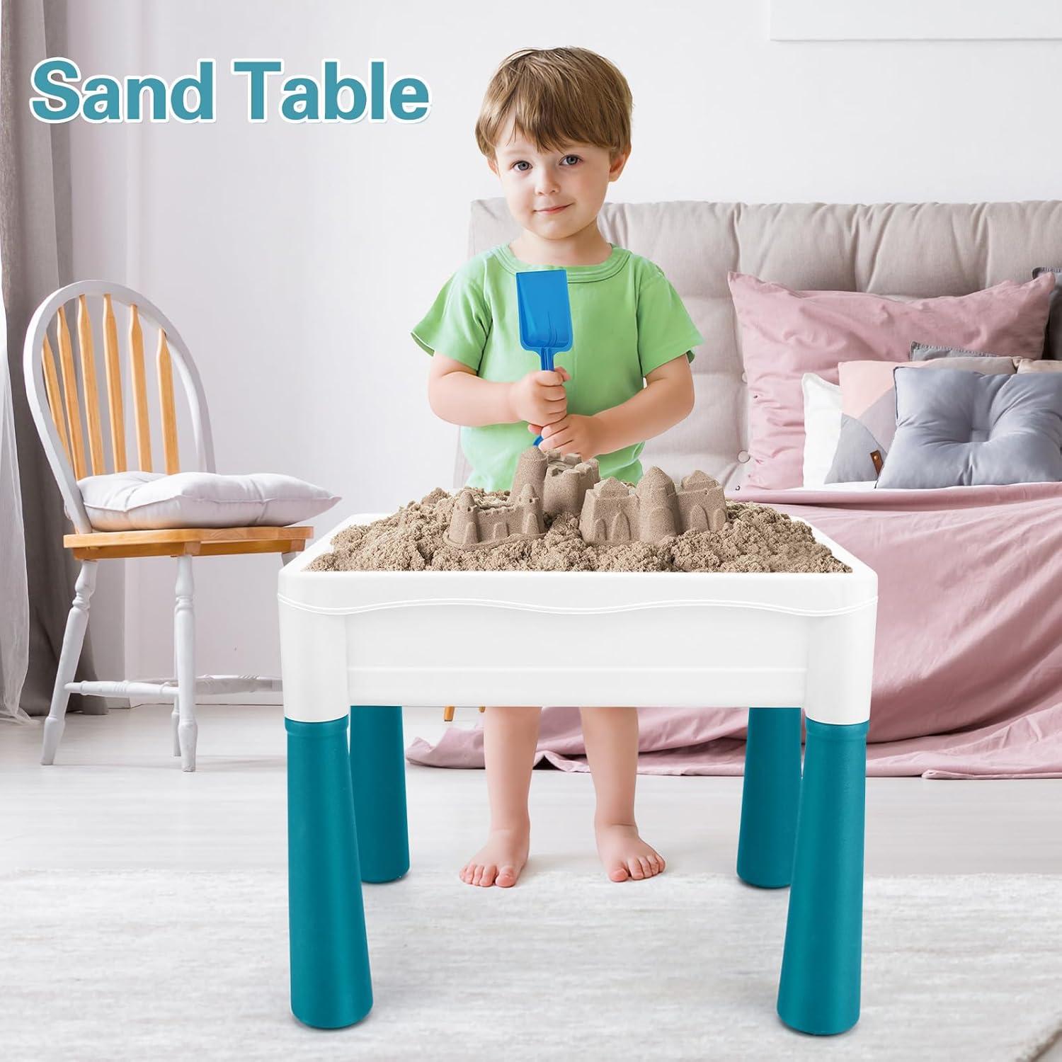 Mesa de Actividades 6 en 1 MICHEN - Altura Ajustable, 105 Piezas