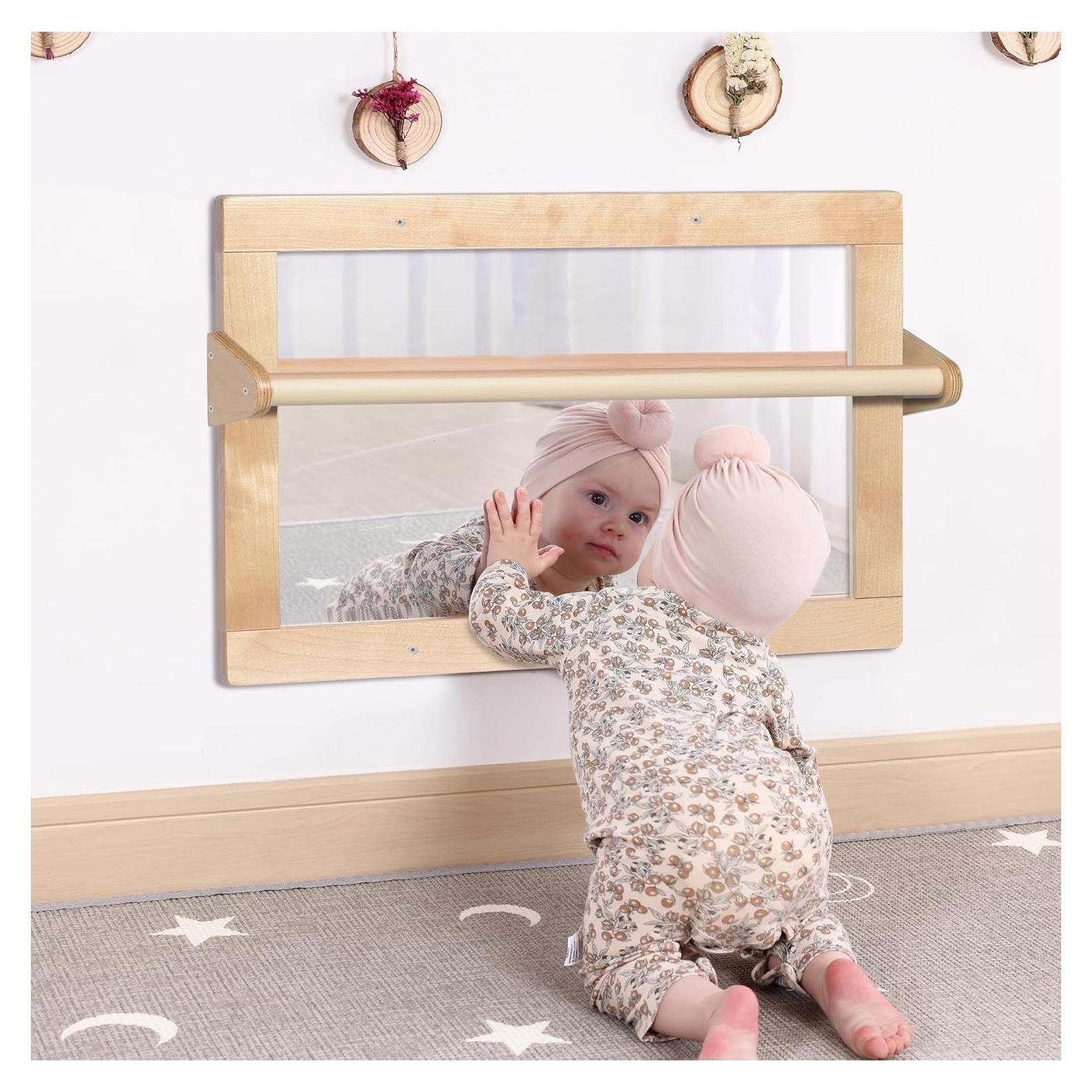 Espejo de Seguridad Montessori KRAND 40x60cm Natural