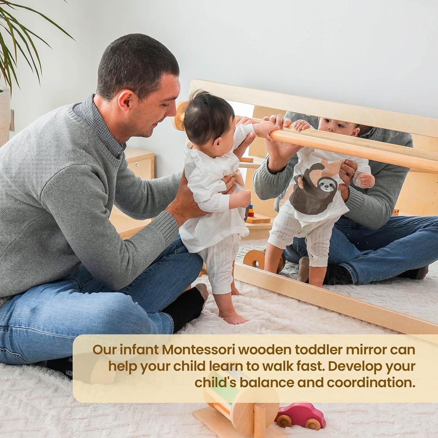 Espejo de Coordinación Montessori XIHAToy 120x60 cm Acrílico