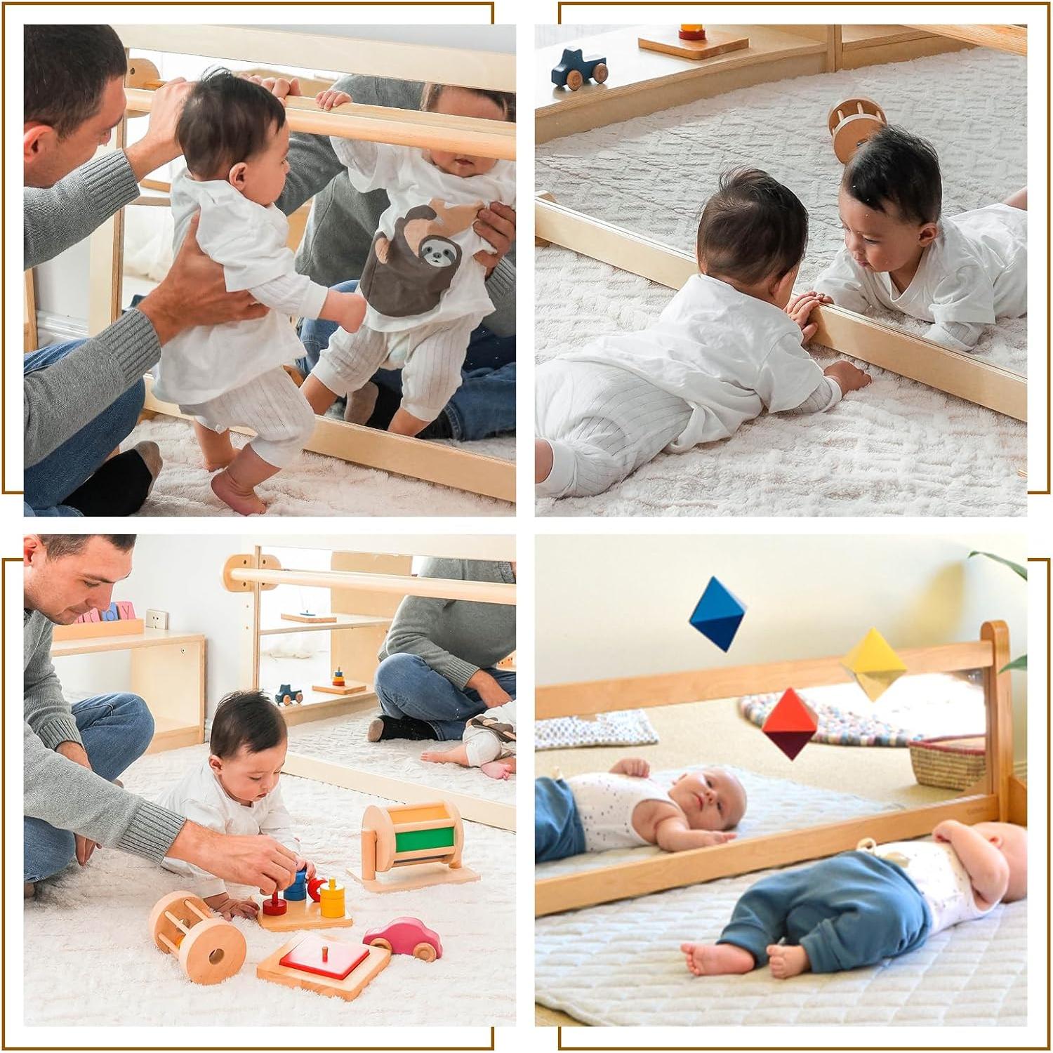 Espejo de Coordinación Montessori XIHAToy 120x60 cm Acrílico