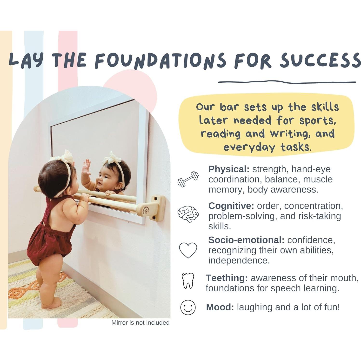 Barra de Tirar Montessori MonSensory 82.5 cm para Bebés