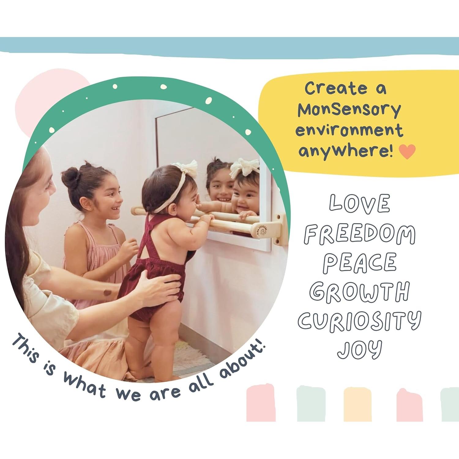 Barra de Tirar Montessori MonSensory 82.5 cm para Bebés