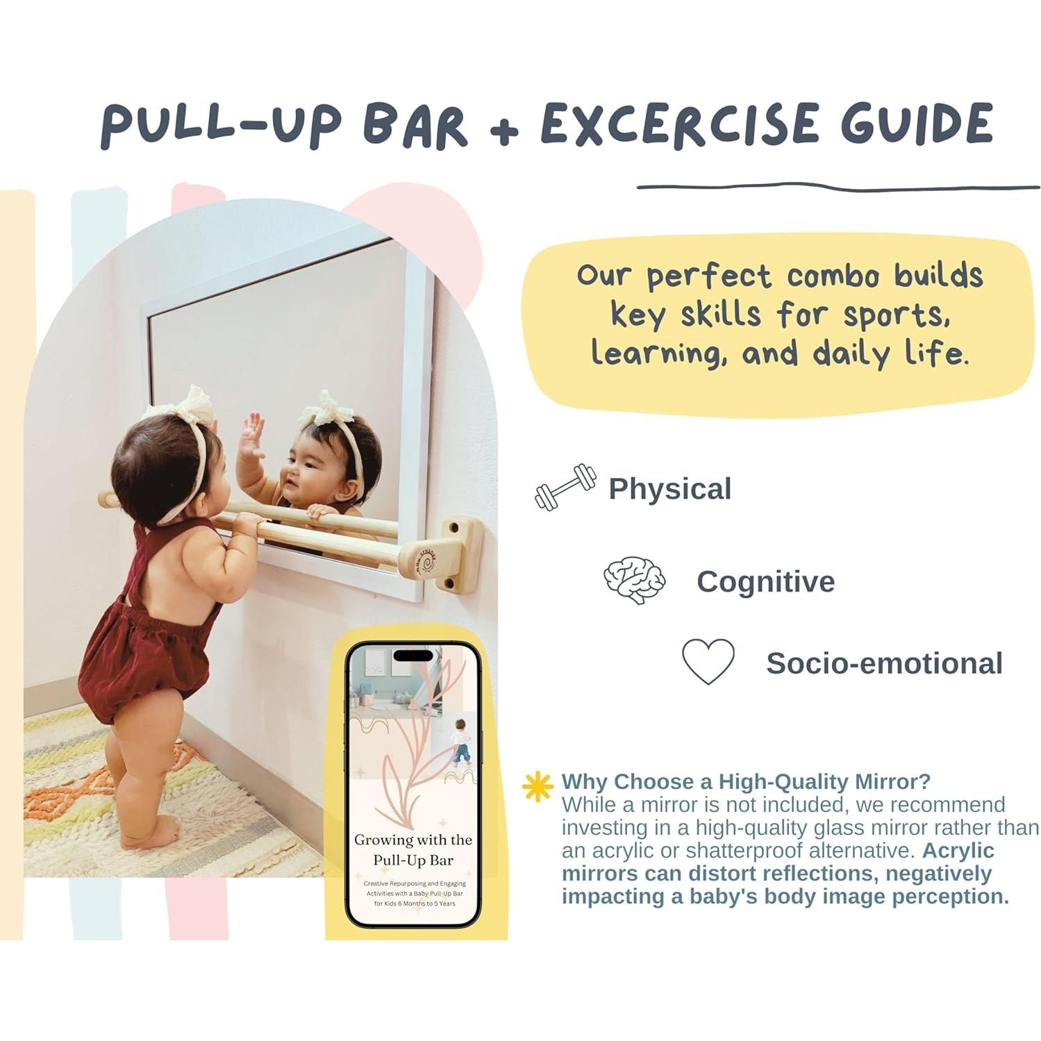 Barra de Tirar Montessori MonSensory 82.5 cm para Bebés