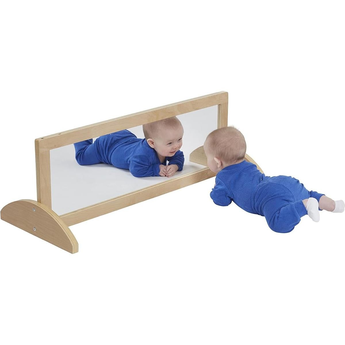 Espejo Bi-Direccional ECR4Kids Natural 39.6x37.1 cm para Niños