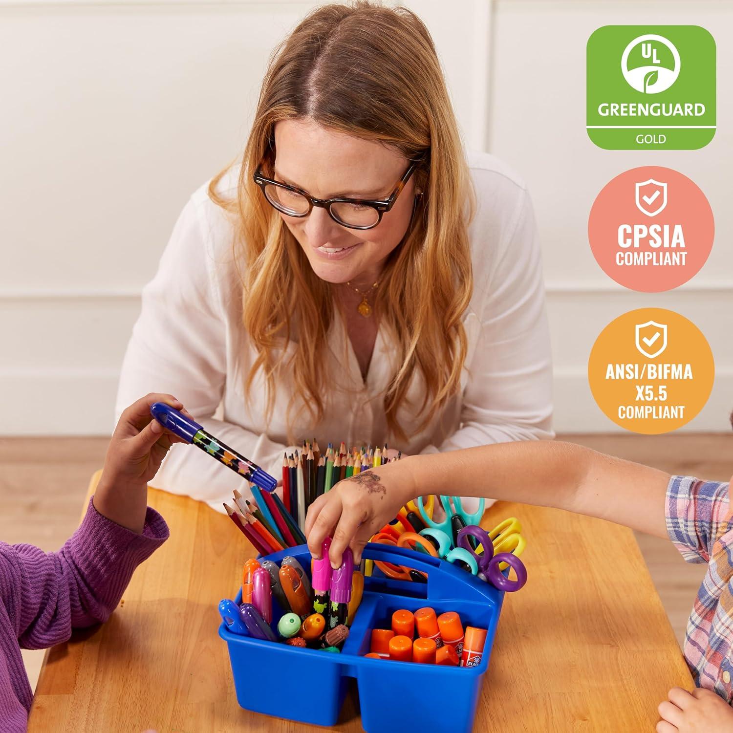 Mesa Rectangular de Madera Dura ECR4Kids 91x61cm Miel