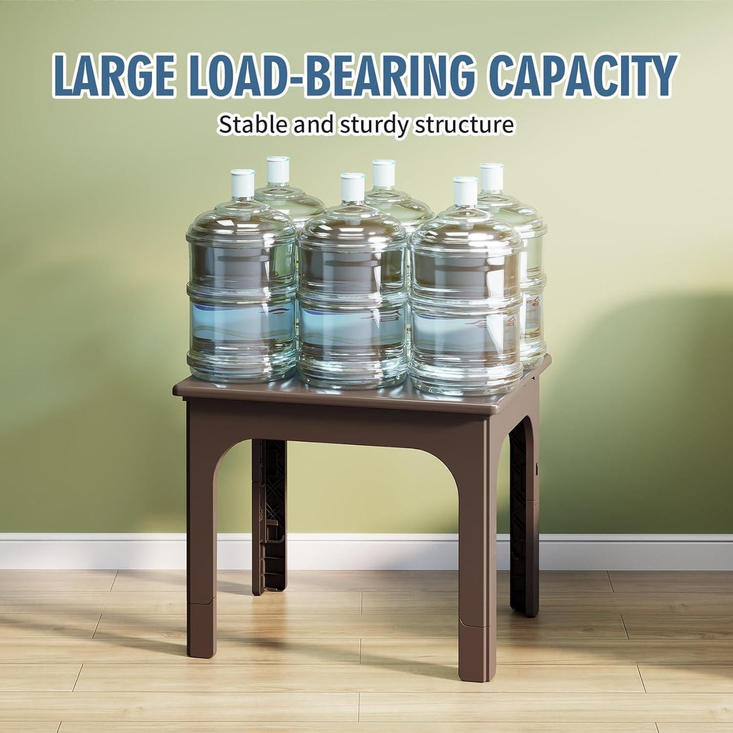 Conjunto de Mesa Plegable y Sillas Ajustables UNICOO - Espresso