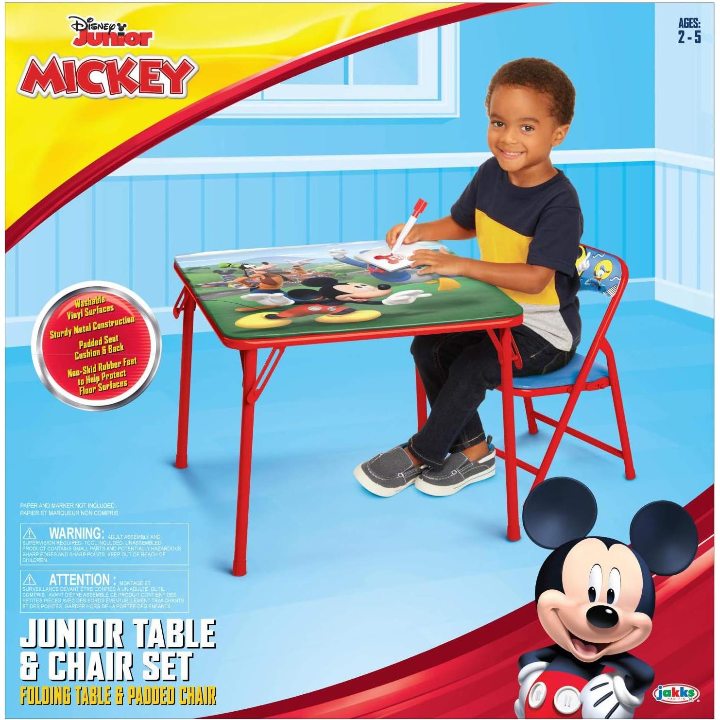 Conjunto de Mesa y Silla Mickey Mouse Jakks Pacific para Niños