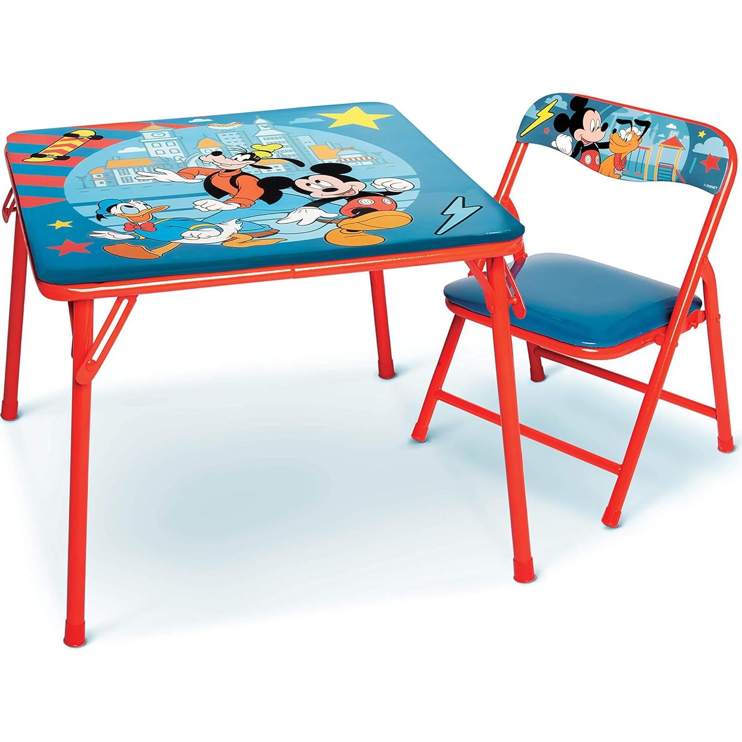 Conjunto de Mesa de Actividades Mickey Mouse Jr. con Silla