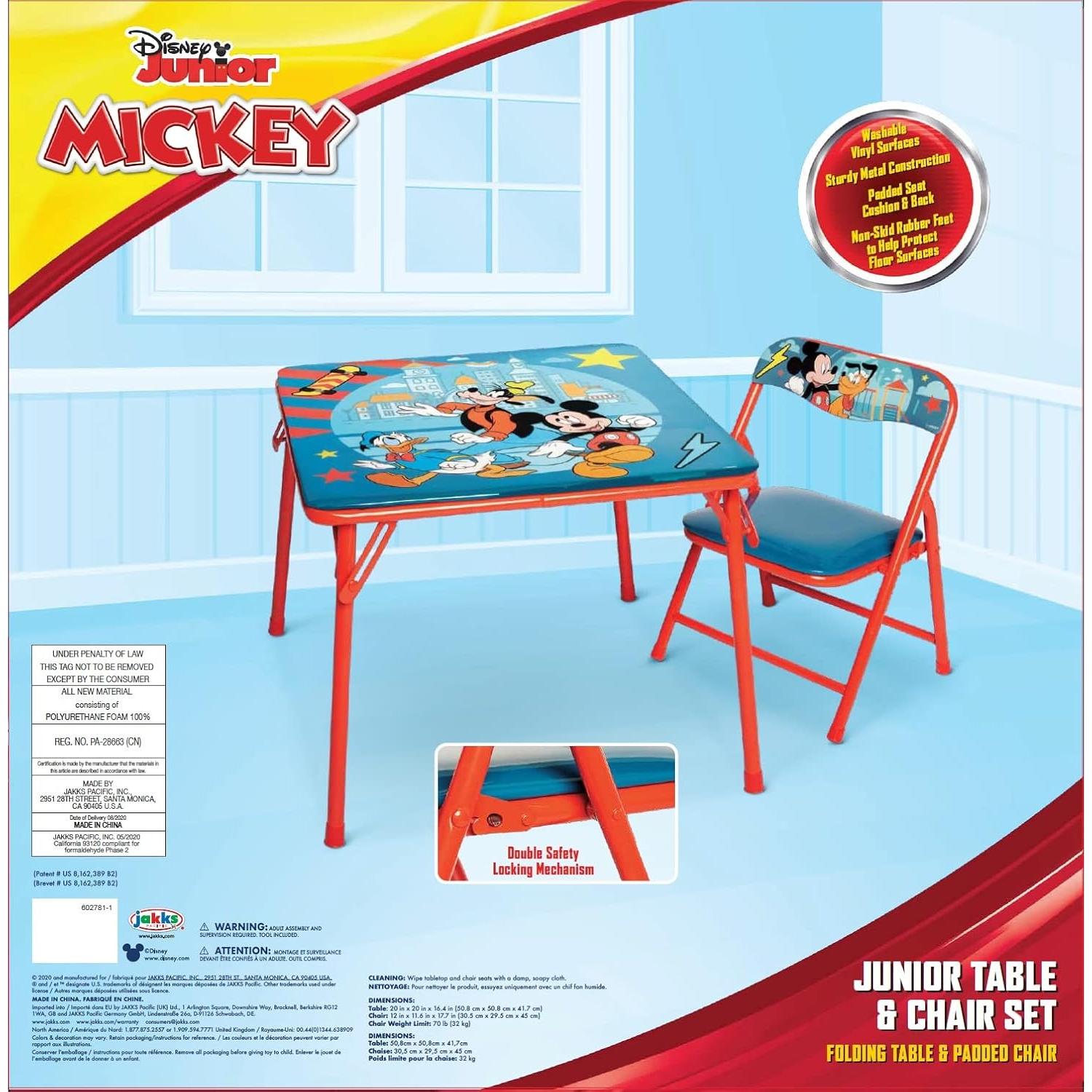 Conjunto de Mesa de Actividades Mickey Mouse Jr. con Silla