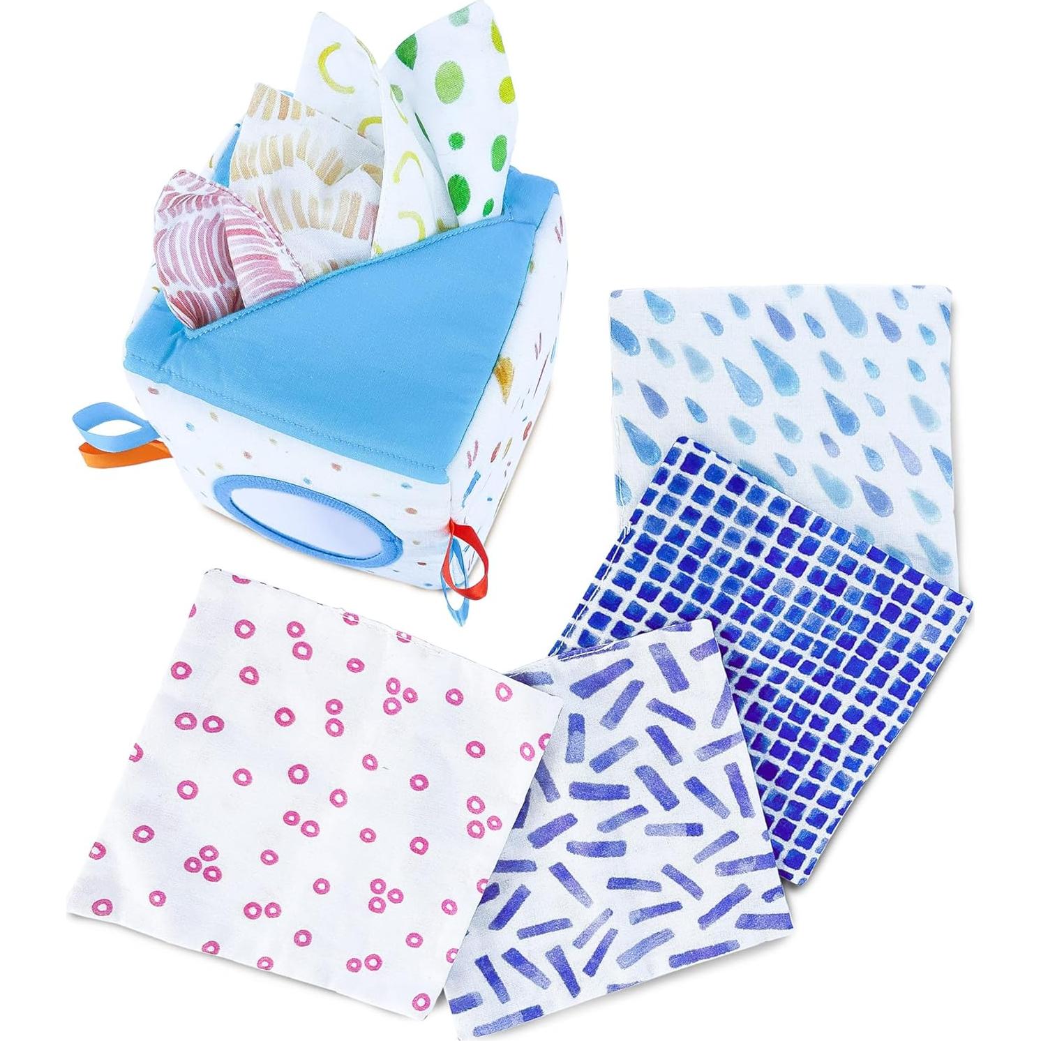 Juguete Sensorial de Tela Quiggly para Bebés 6-12 Meses