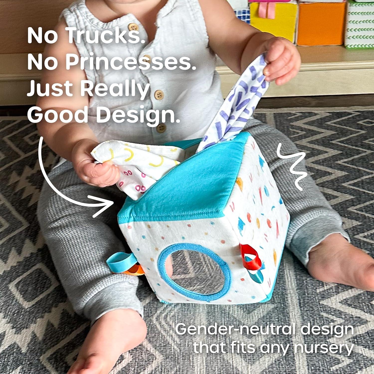 Juguete Sensorial de Tela Quiggly para Bebés 6-12 Meses