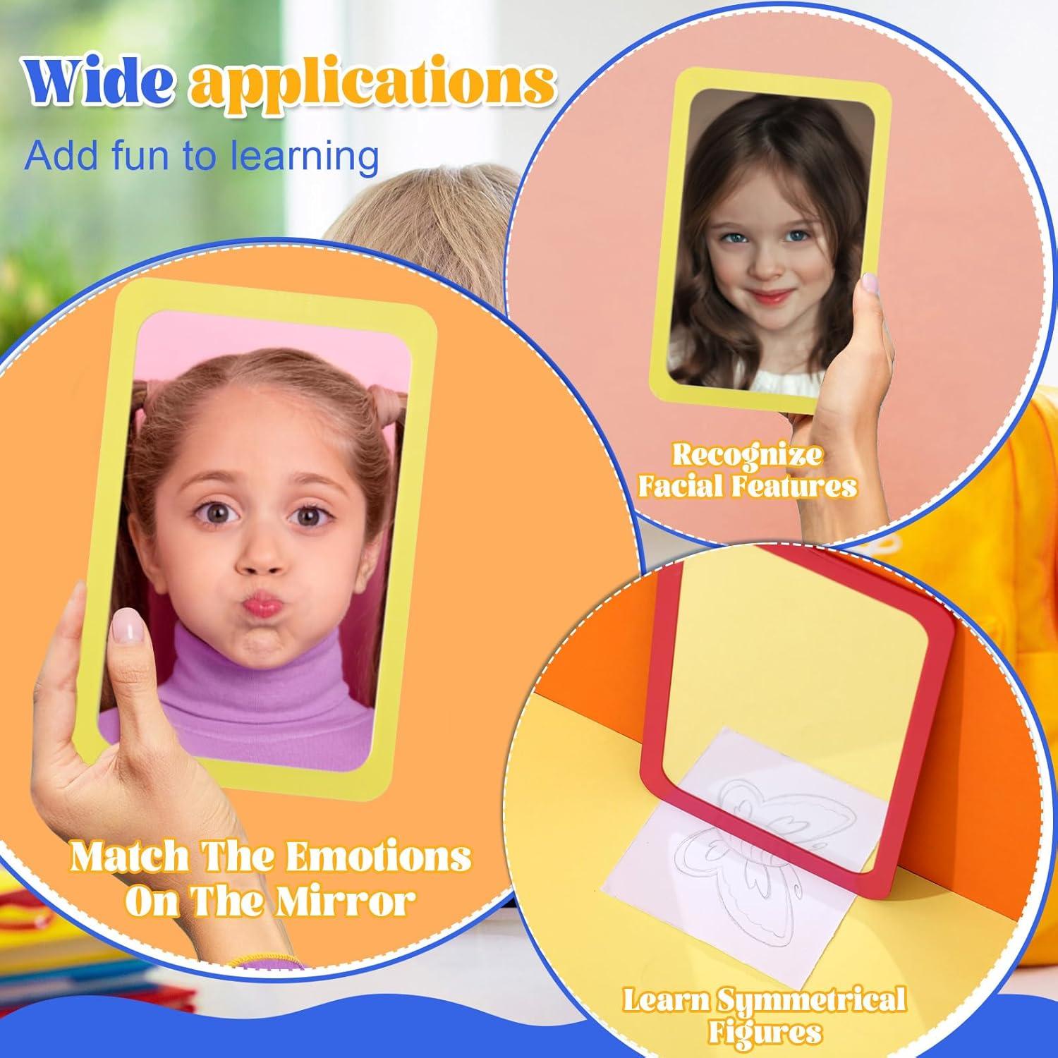 Espejos Irrompibles Dandat para Niños 10 Piezas 15x10 cm