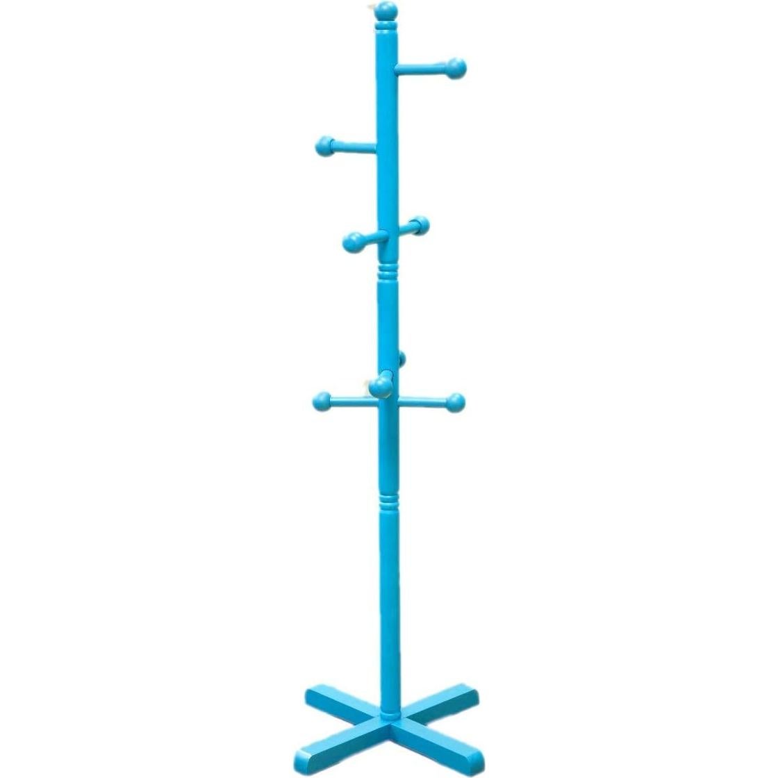 Perchero de Pie para Niños Frenchi Furniture Azul 8 Ganchos