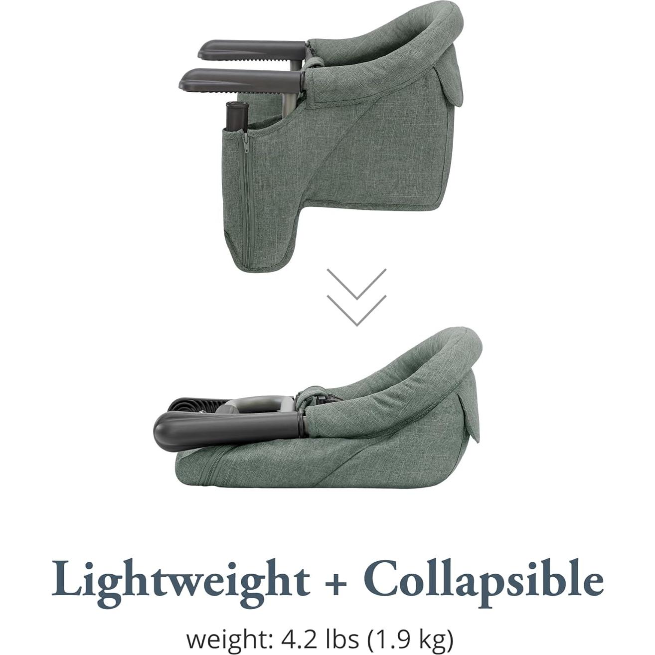 Silla Alta Inglesina Fast Melange Verde Pino + Bandeja