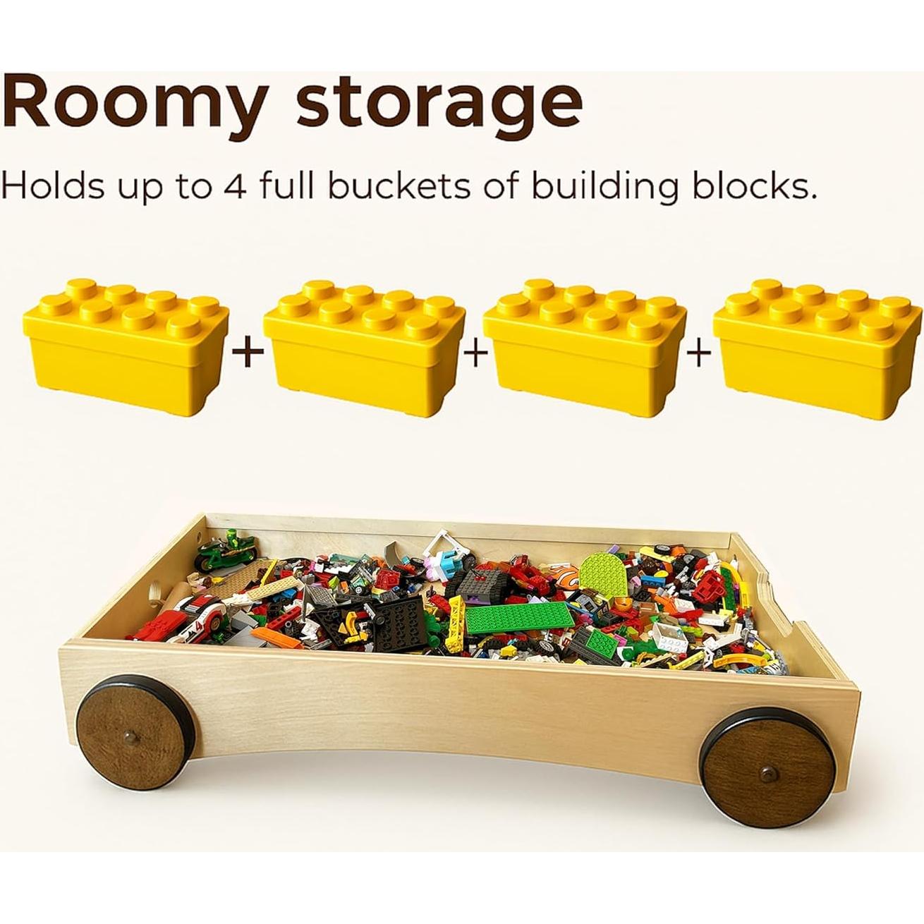 Mesa de Actividades Multifuncional Nestory 83.8x43.7cm Madera Montessori