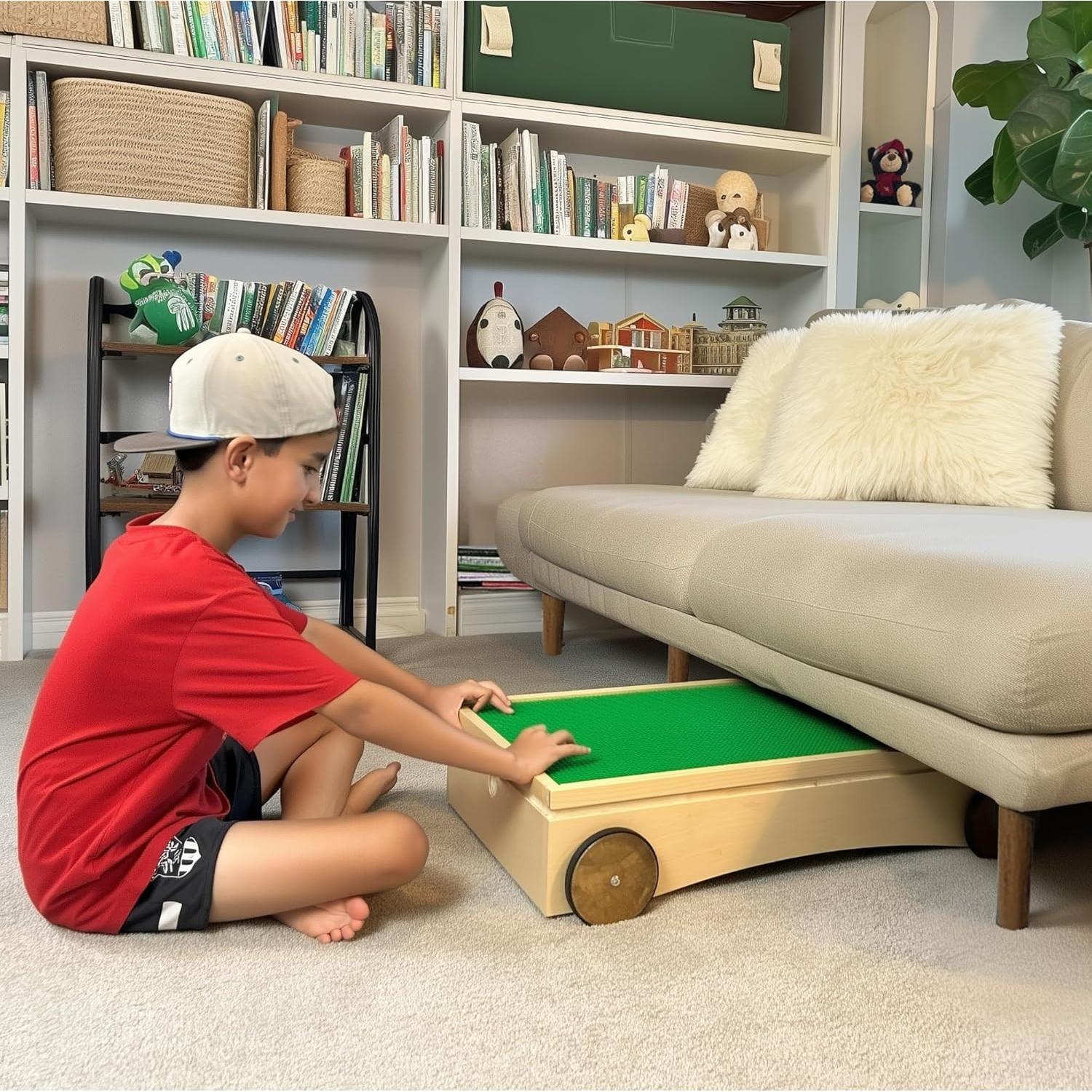 Mesa de Actividades Multifuncional Nestory 83.8x43.7cm Madera Montessori