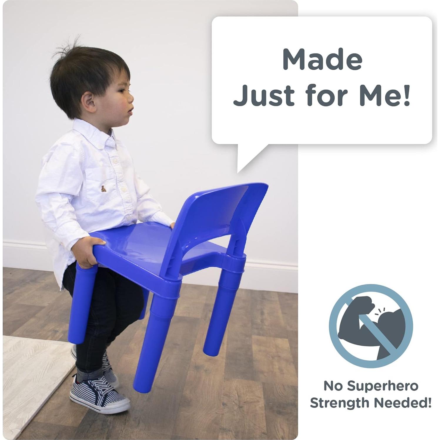 Conjunto de Mesa y Sillas para Niños Tot Tutors - 2-en-1