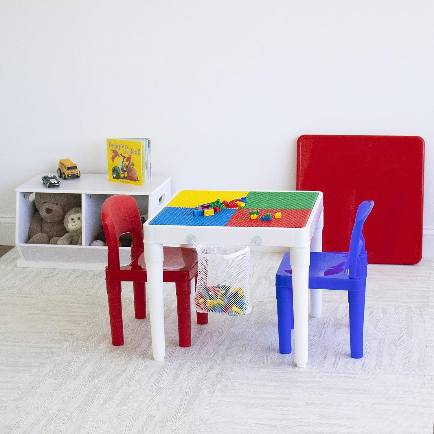 Conjunto de Mesa y Sillas para Niños Tot Tutors - 2-en-1