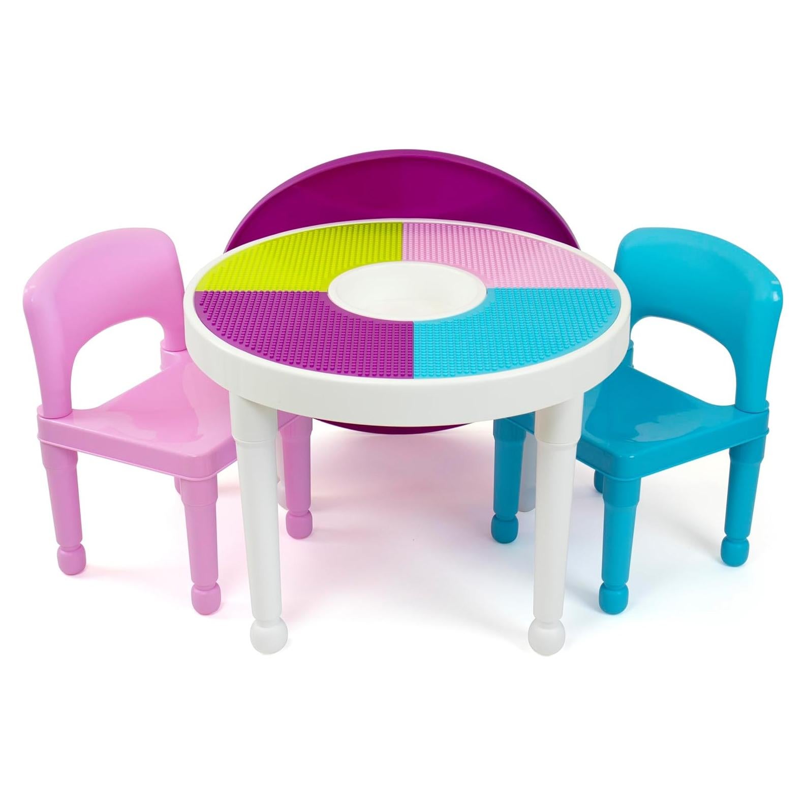 Juego de Mesa y Sillas para Niños Humble Crew 2-en-1 Plástico