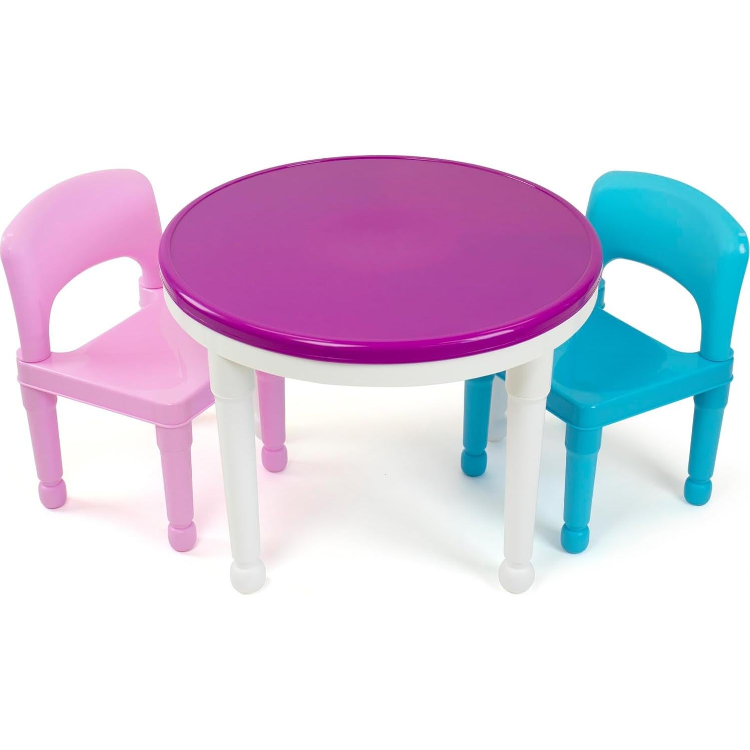 Juego de Mesa y Sillas para Niños Humble Crew 2-en-1 Plástico