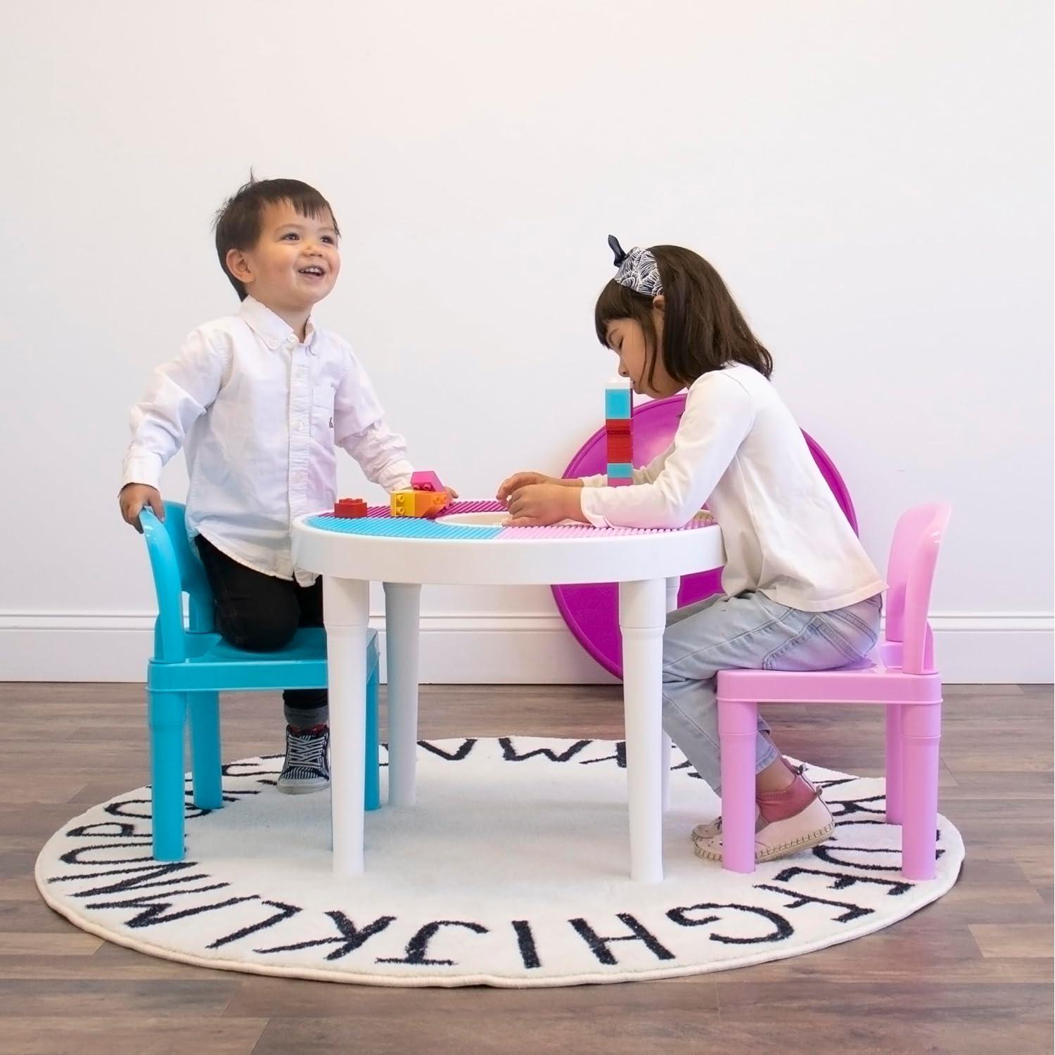 Juego de Mesa y Sillas para Niños Humble Crew 2-en-1 Plástico