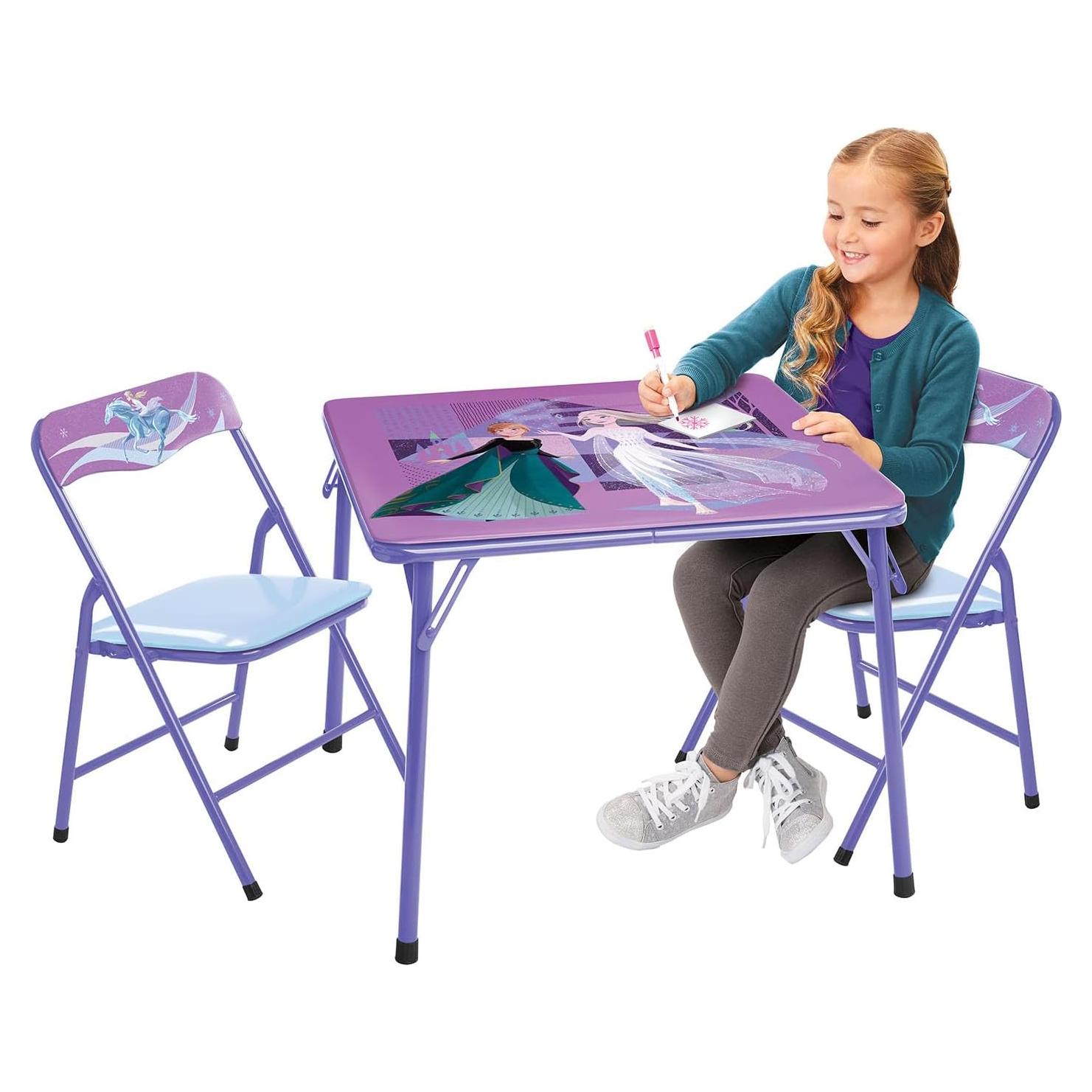 Mesa y Sillas Plegables Disney Frozen Jakks Pacific para Niños