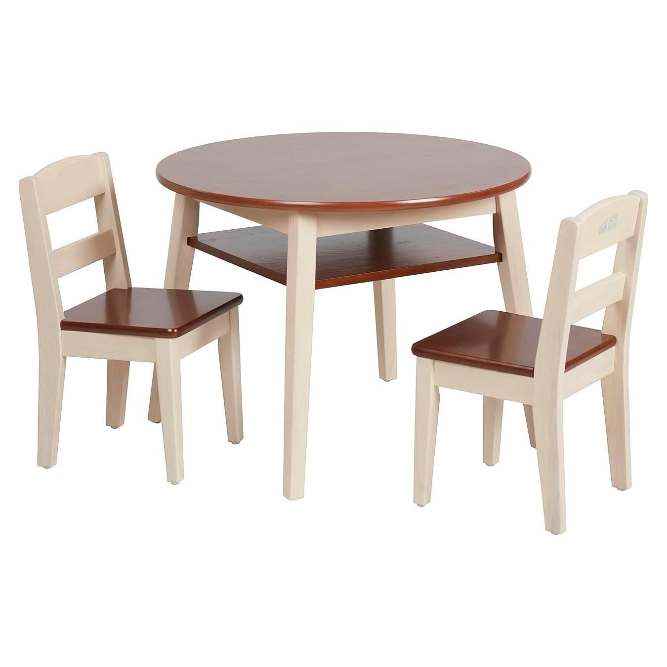 Conjunto de Mesa y Sillas ECR4Kids Hideaway para Niños