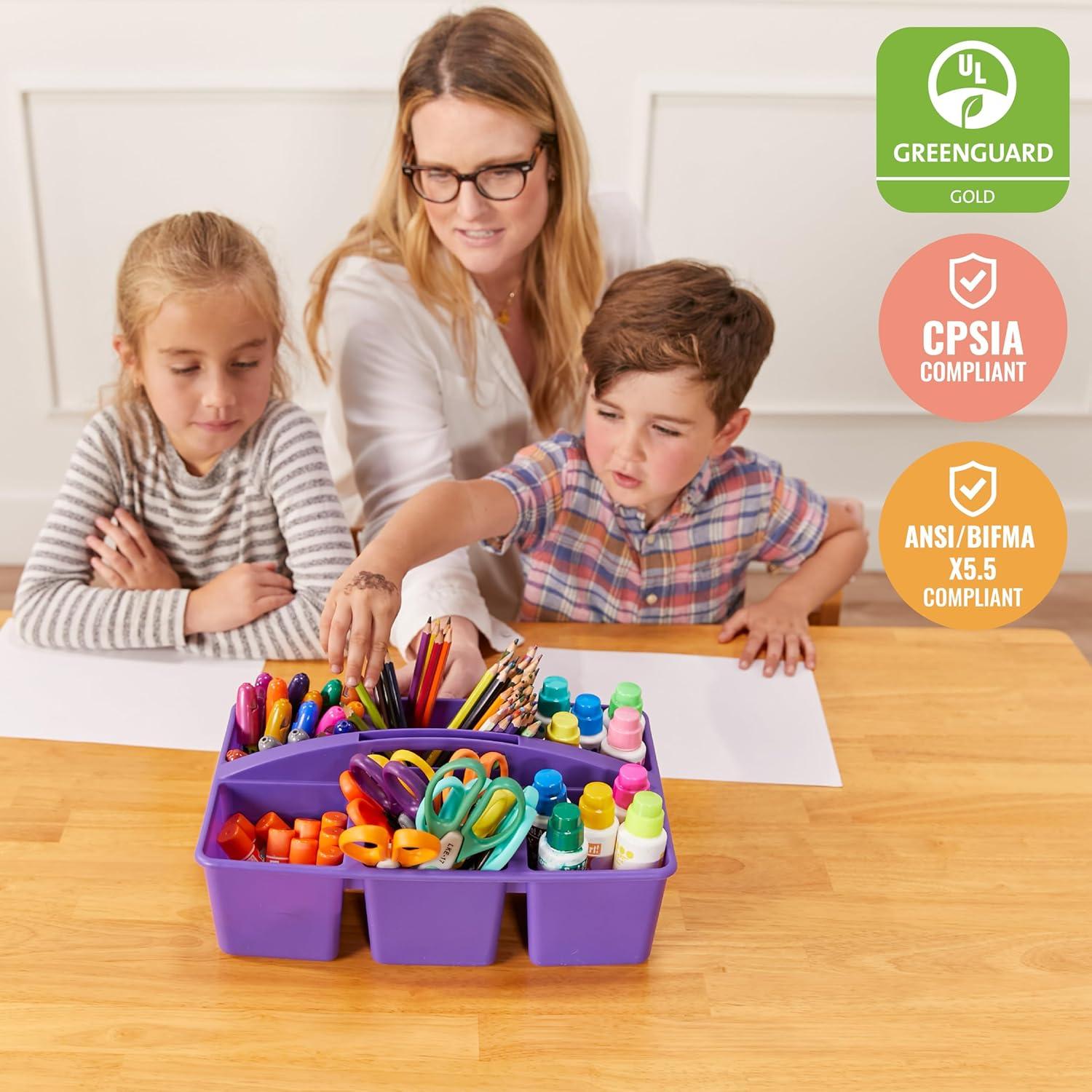 Mesa Rectangular de Madera Dura ECR4Kids 76x122cm Miel