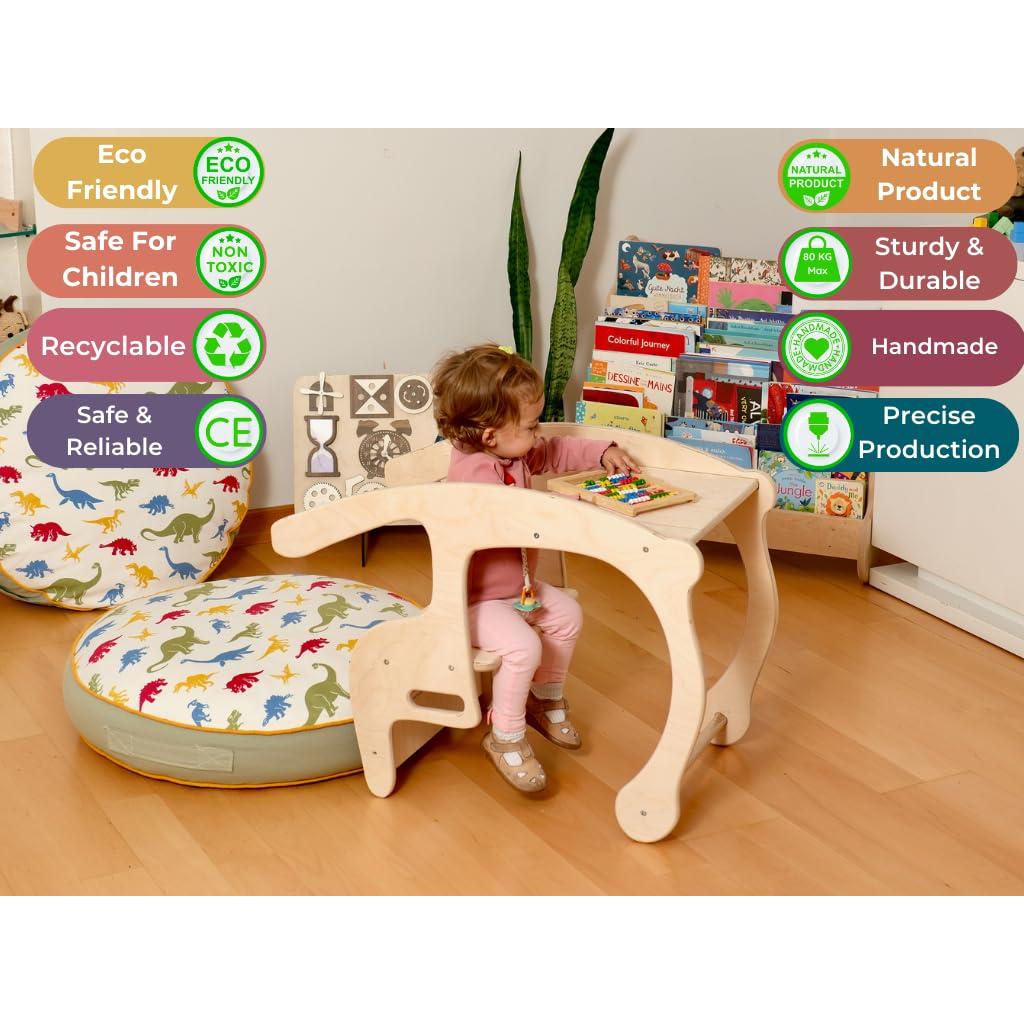 Balancín Montessori de Madera Kidodido 73.9x43.9cm para Niños