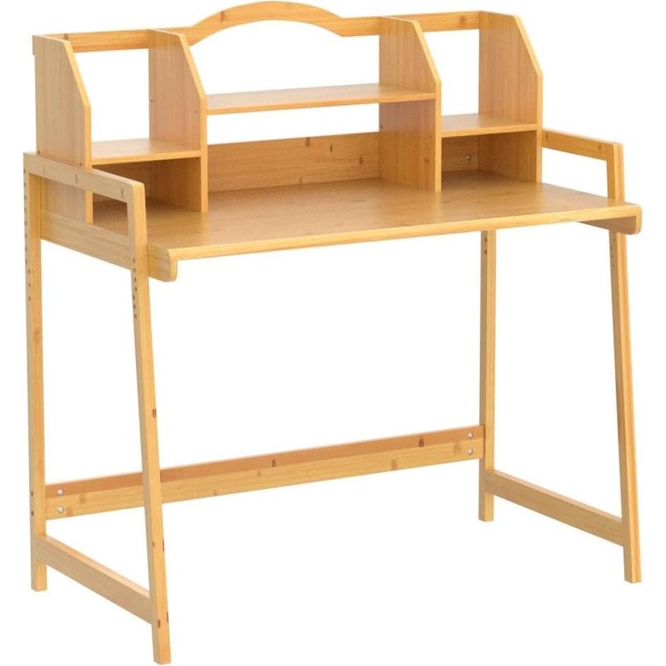 Conjunto de Escritorio y Silla UNICOO para Niños - Bambú Ajustable